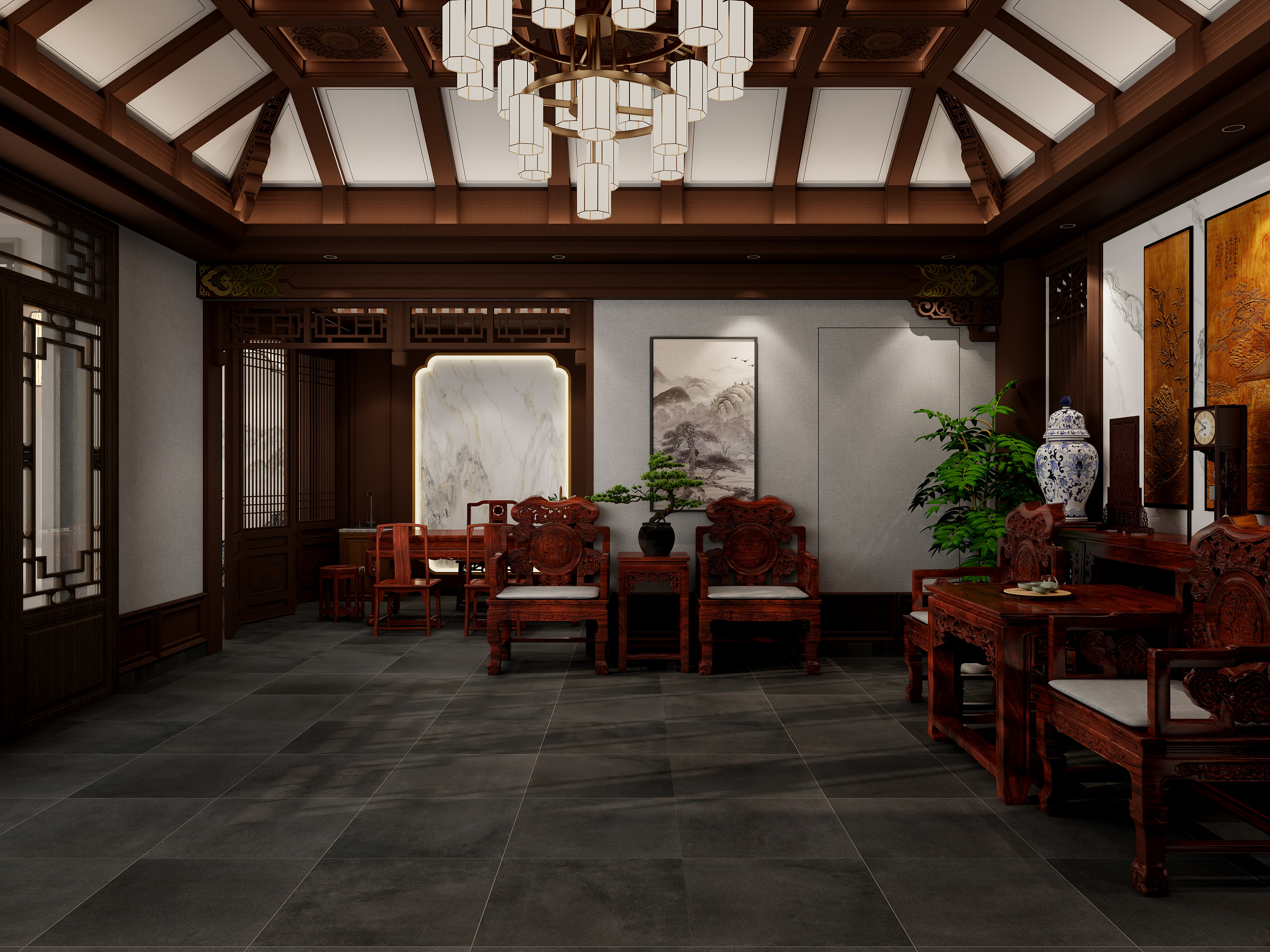 依诺萧-唐县中式自建房-装修设计方案