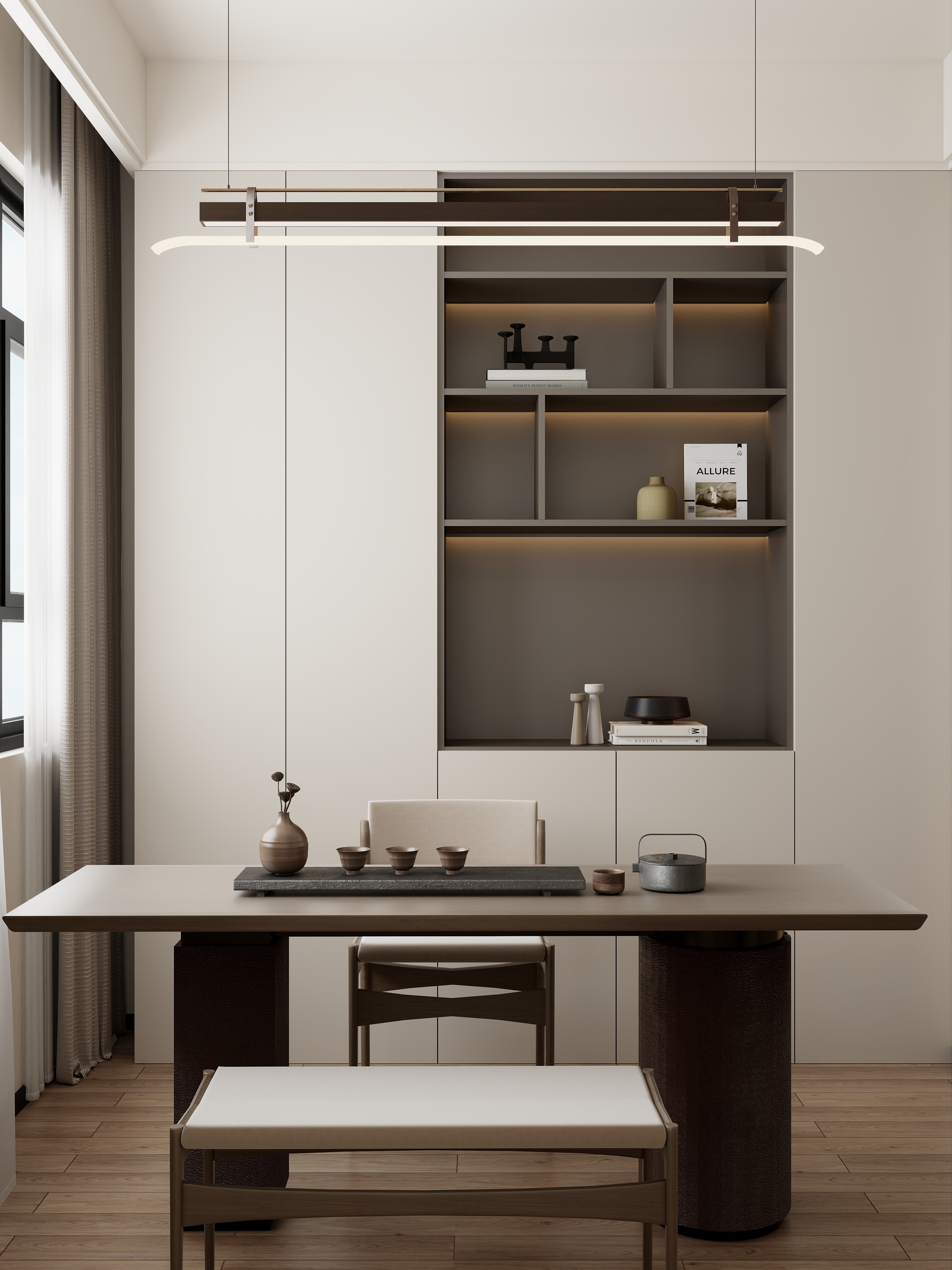 书涵|Harder-【摩卡】意式极简165m²4室装修效果图