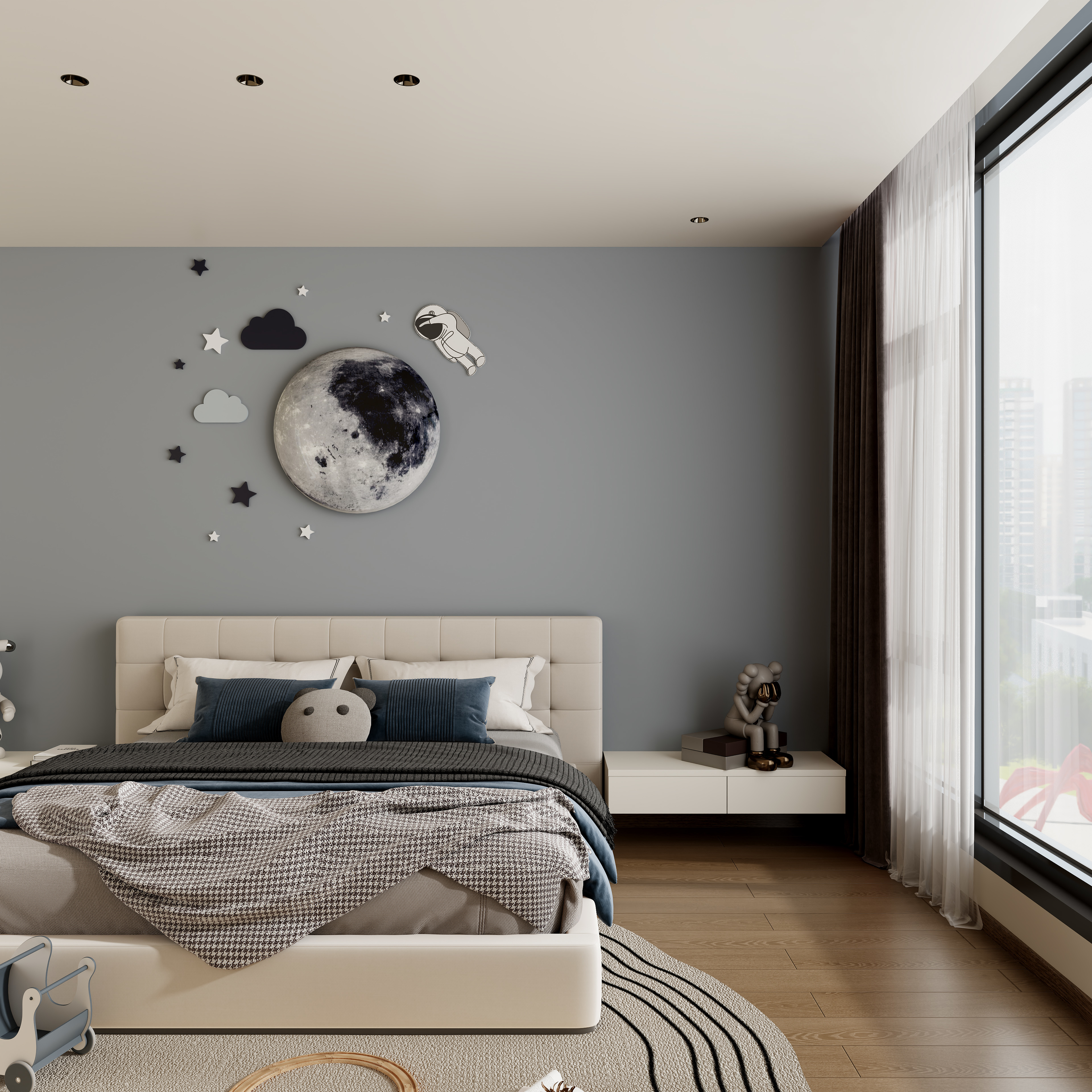 bnnni-男孩卧室-装修设计方案