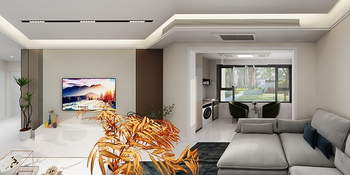 space亮-上河茗居-装修设计方案