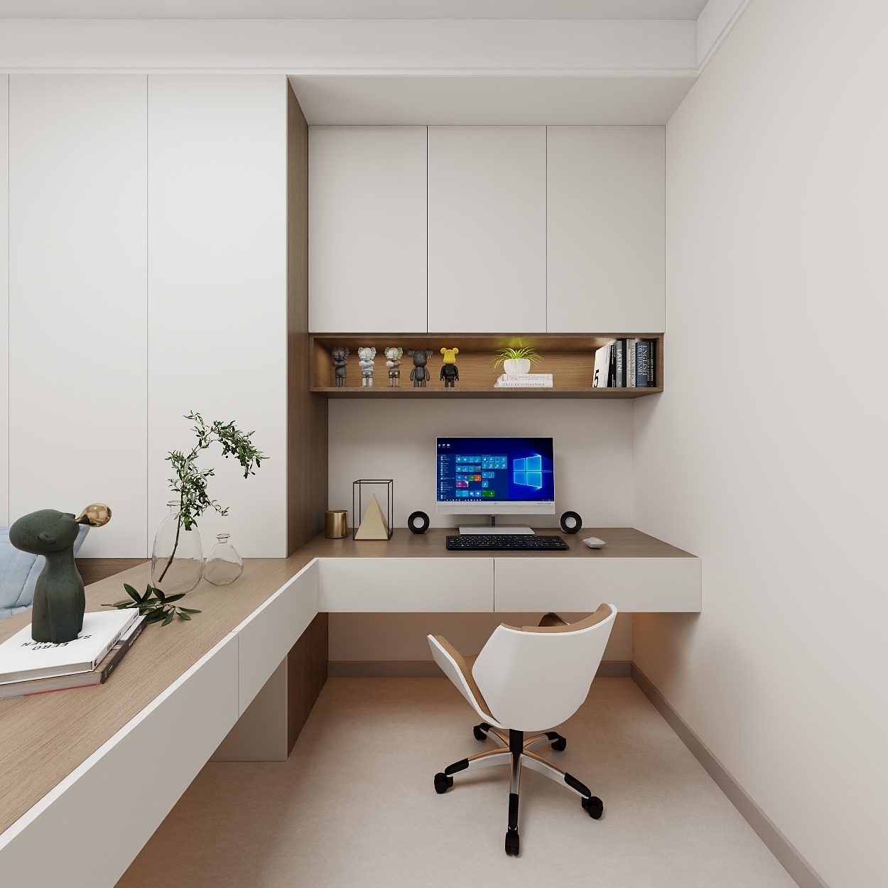 艺雅丽-127平奶油风 一层儿童房装修效果图第4张