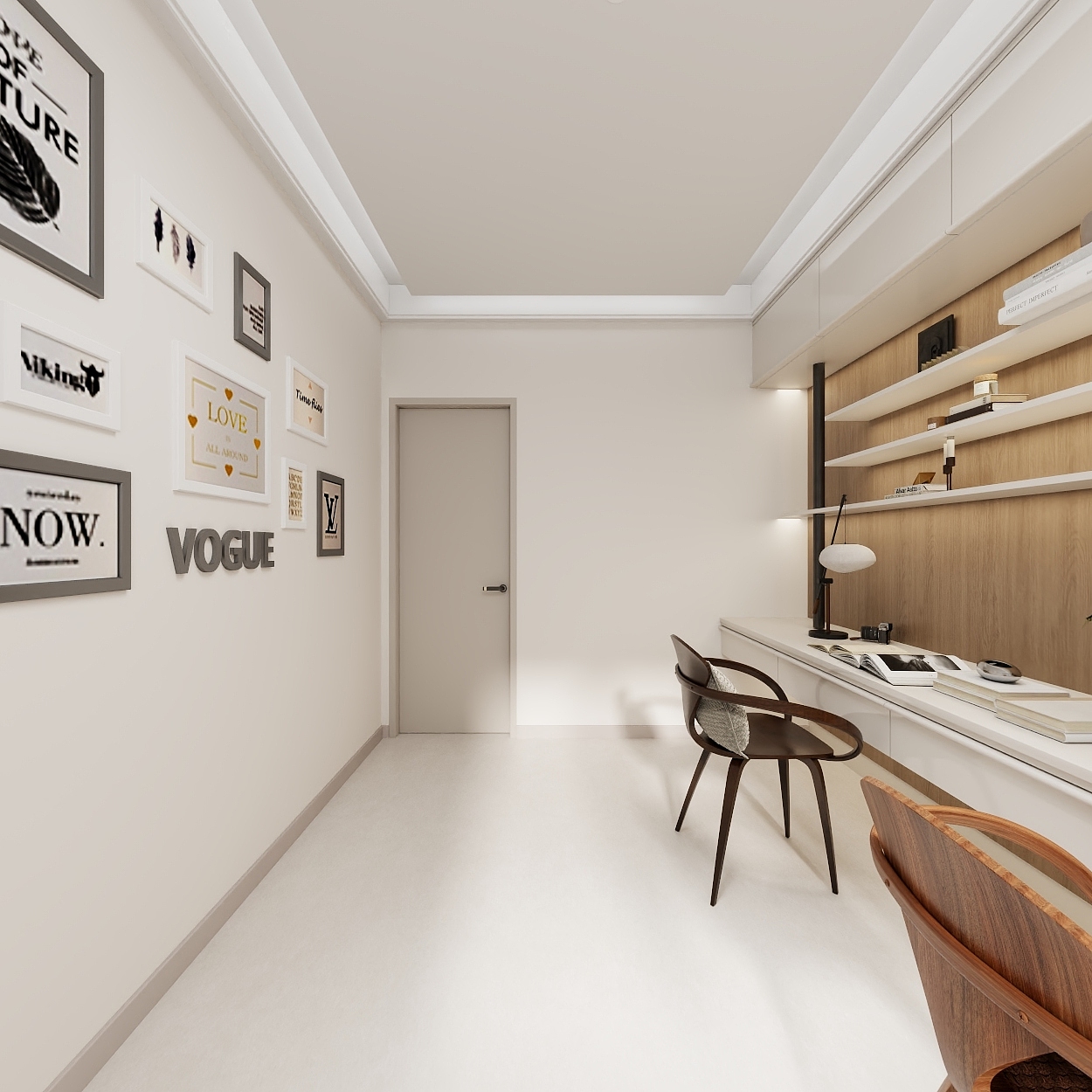 艺雅丽-127平奶油风 一层电竞房装修效果图第3张