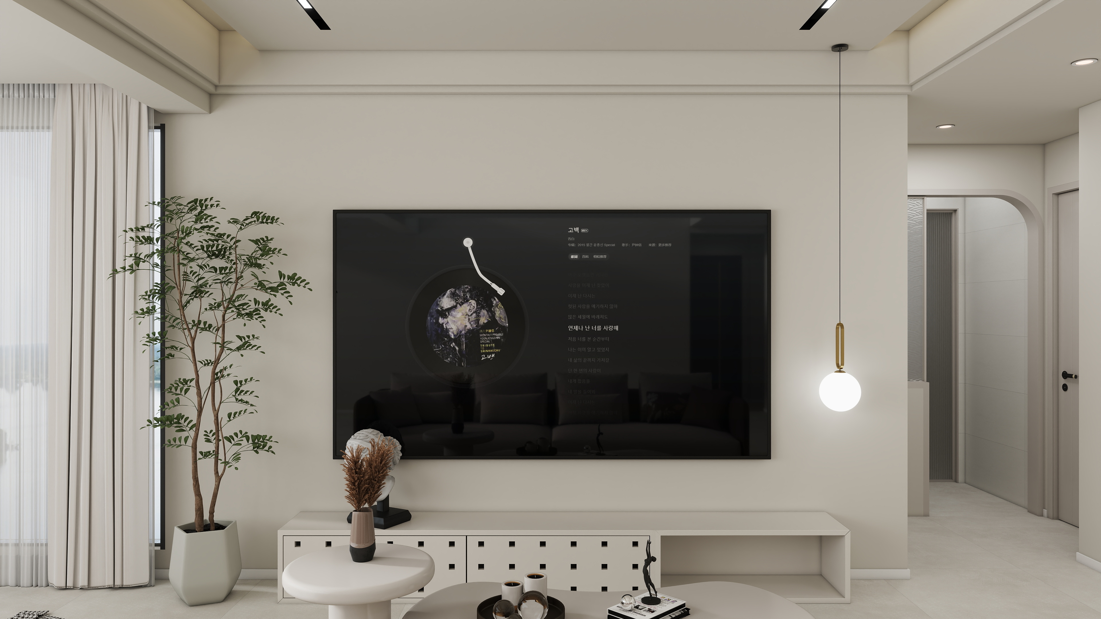 七月的南城-鸿山翡丽105奶油风-装修设计方案