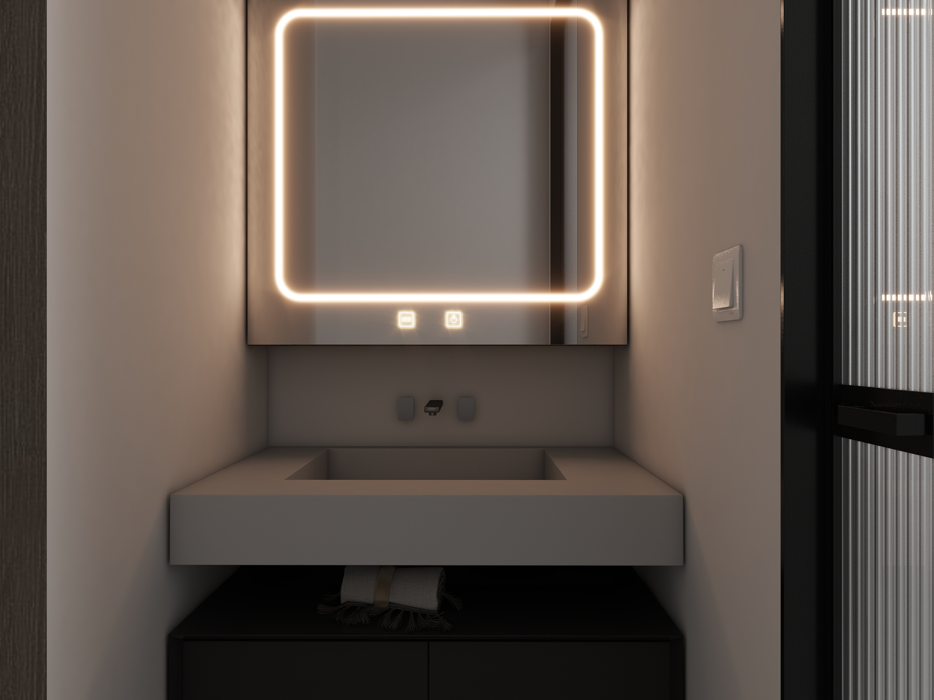 魇邪-115㎡3室装修效果图