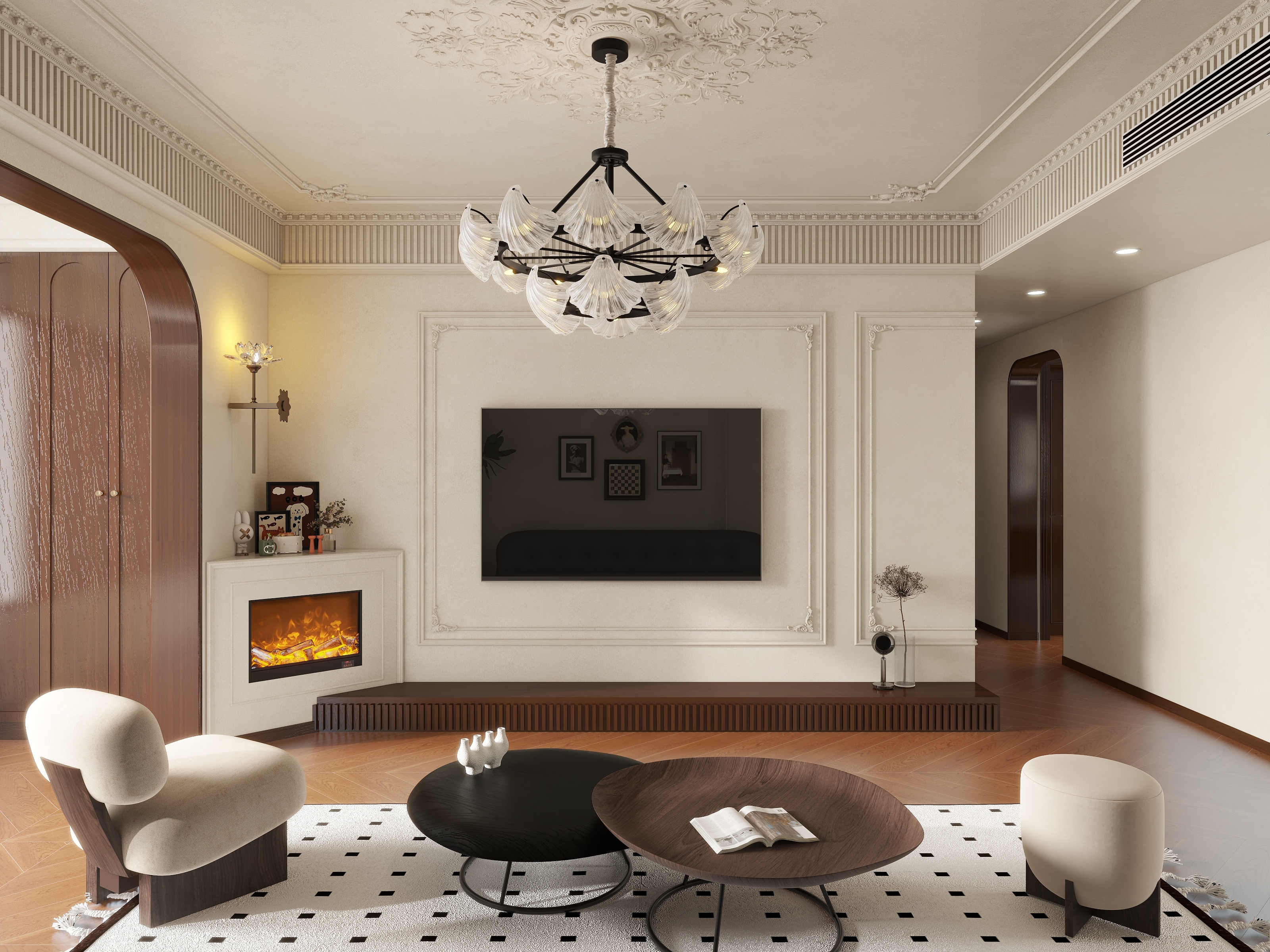 DP视觉表现-河滨尚品147m²四室-装修设计方案