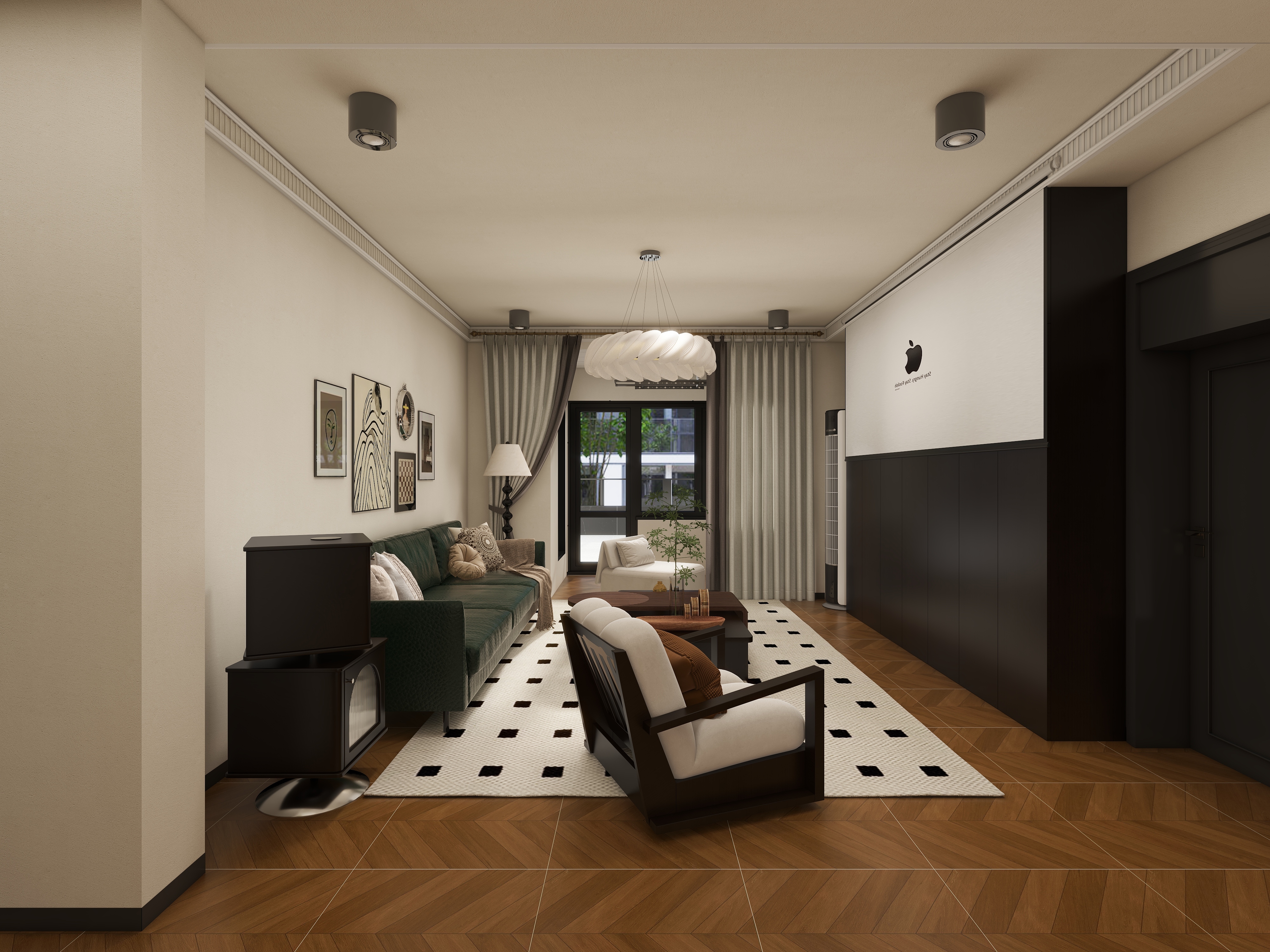 XX-DESIGN-仙庭湖畔189㎡2室装修效果图