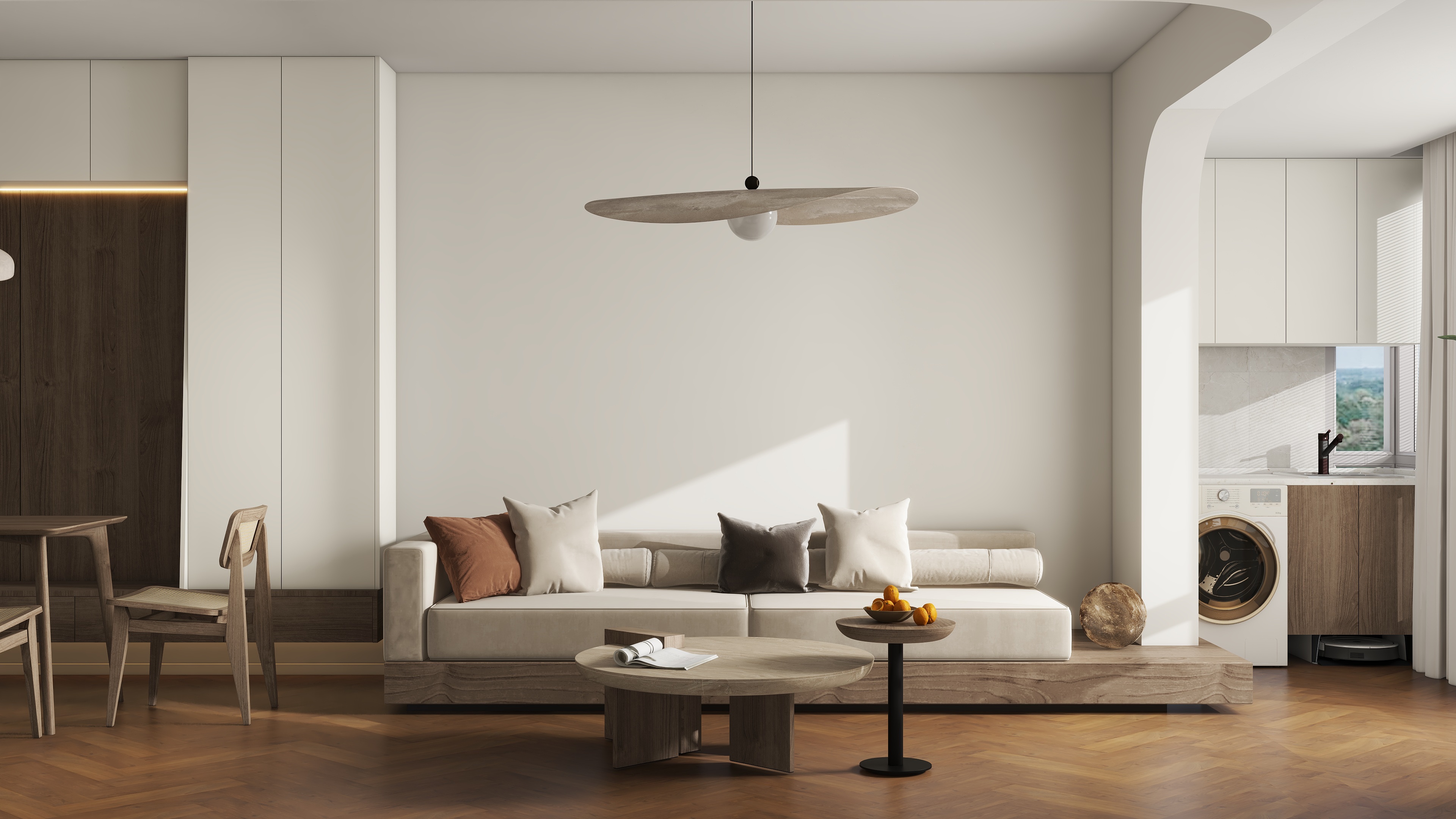 设计师珂源-武汉融创城83㎡3室装修效果图