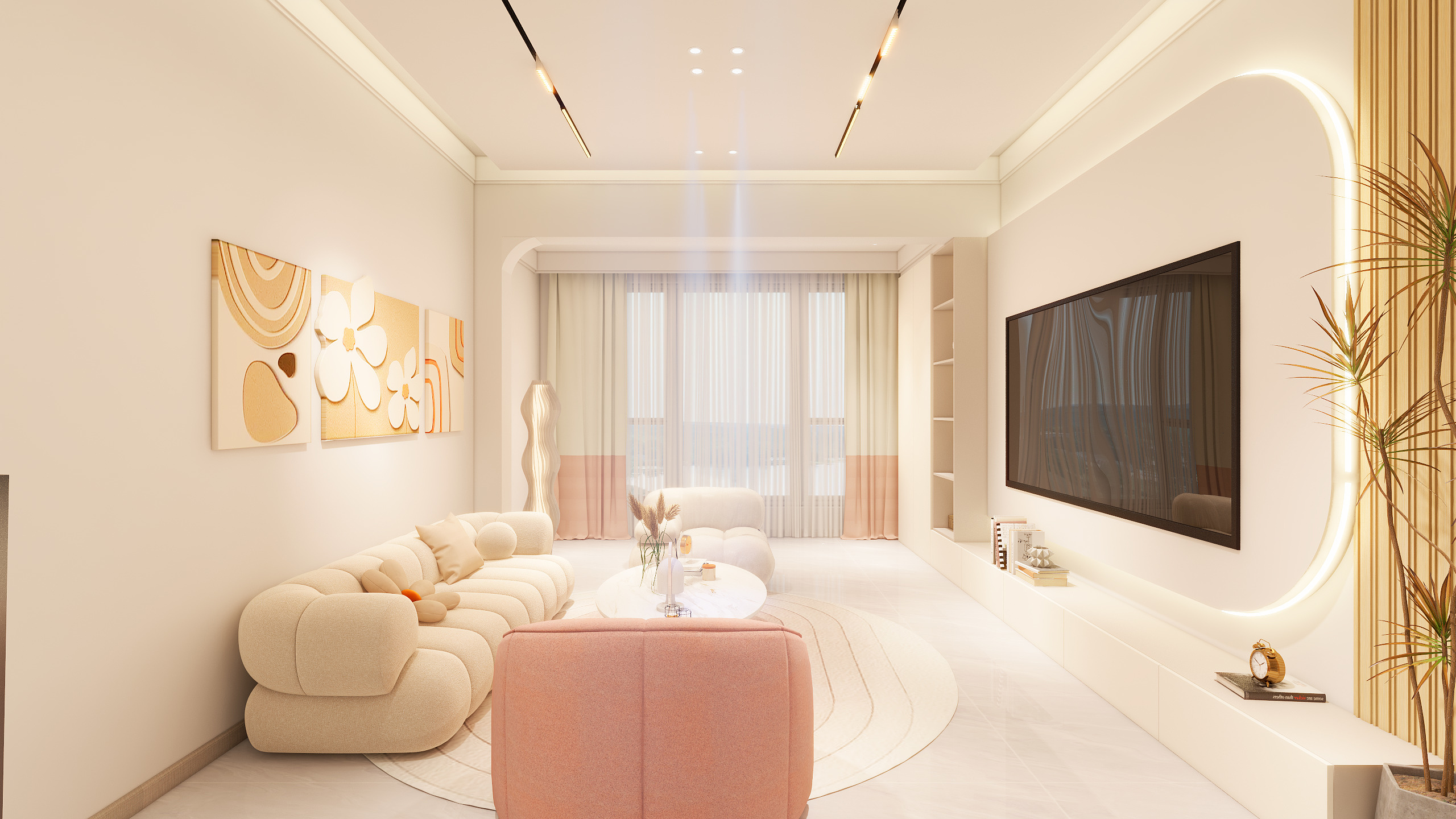 十字卡-四季贵州椿棠府121㎡2室-装修设计方案