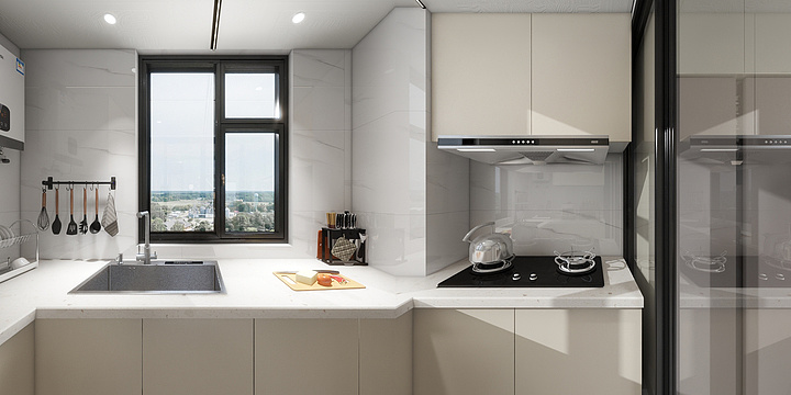 非梵空间设计-贾砦2-1-601现代简约-装修设计方案