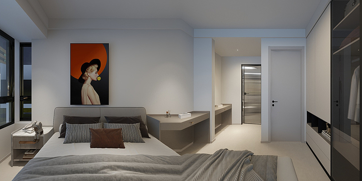 李炜Design-梁才雅苑5-10-4任总-装修设计方案