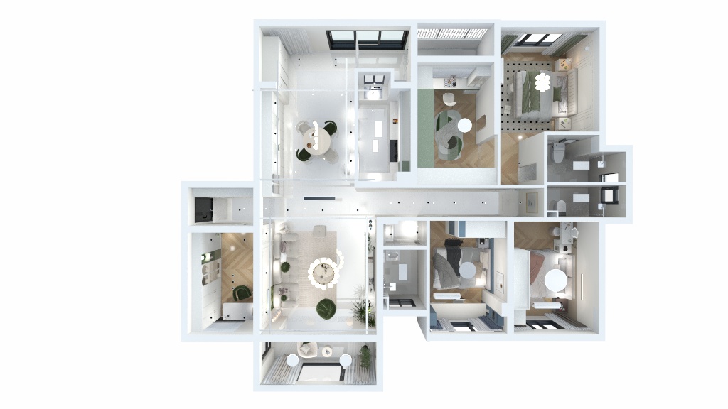 小小-设计师-碧园紫荆城9栋1401方案3-副本-副本-装修设计方案