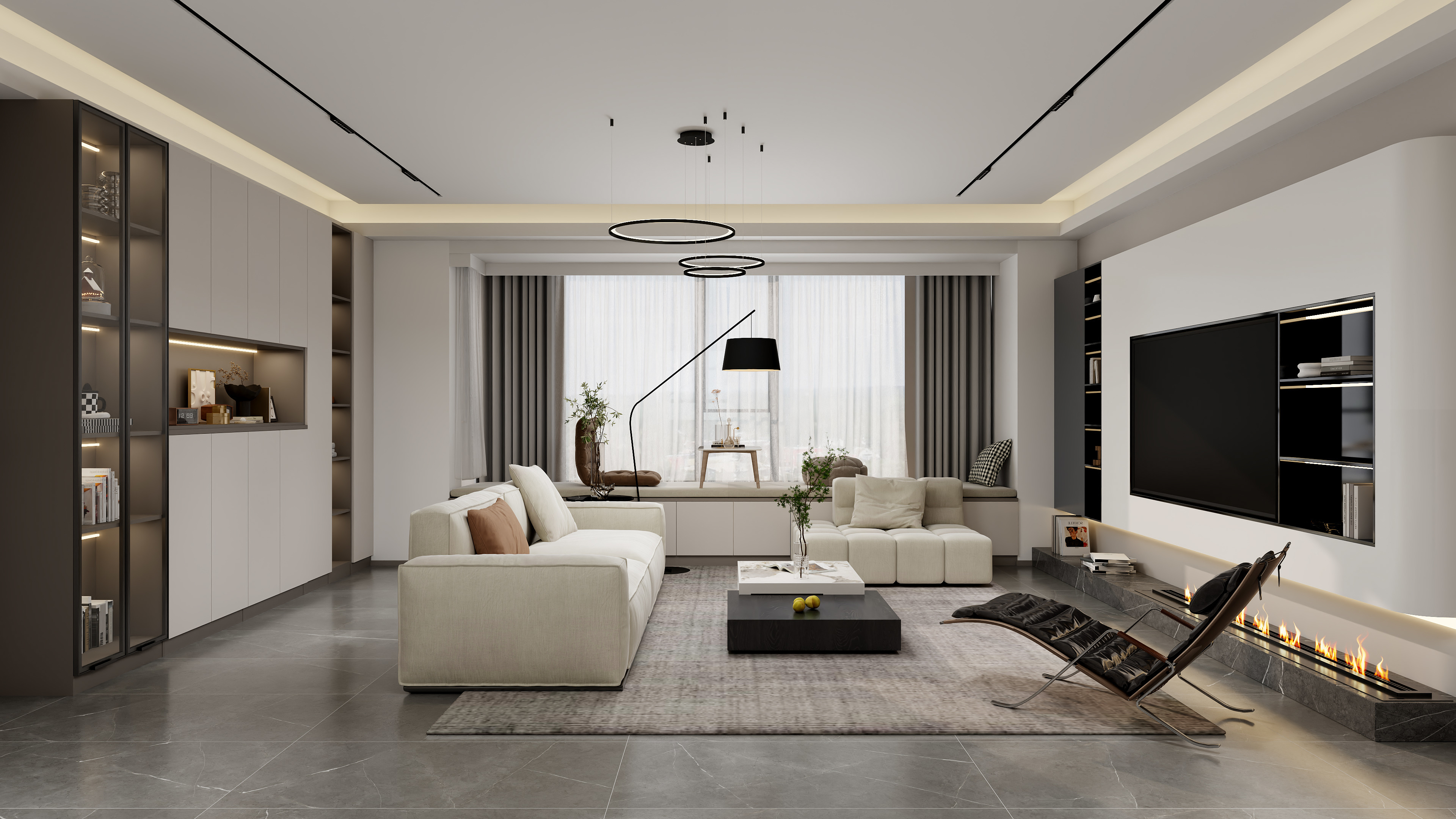 王思力-龙湖天钜-现代极简-装修设计方案