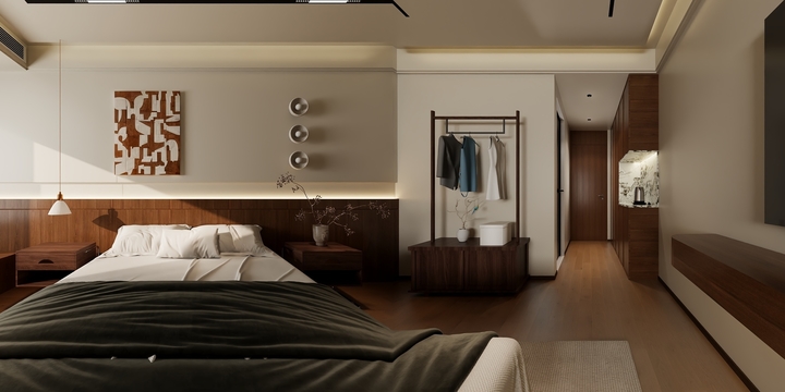 设计师见川-A-杨·師『私宅搭配』三房间+0525+山川-装修设计方案