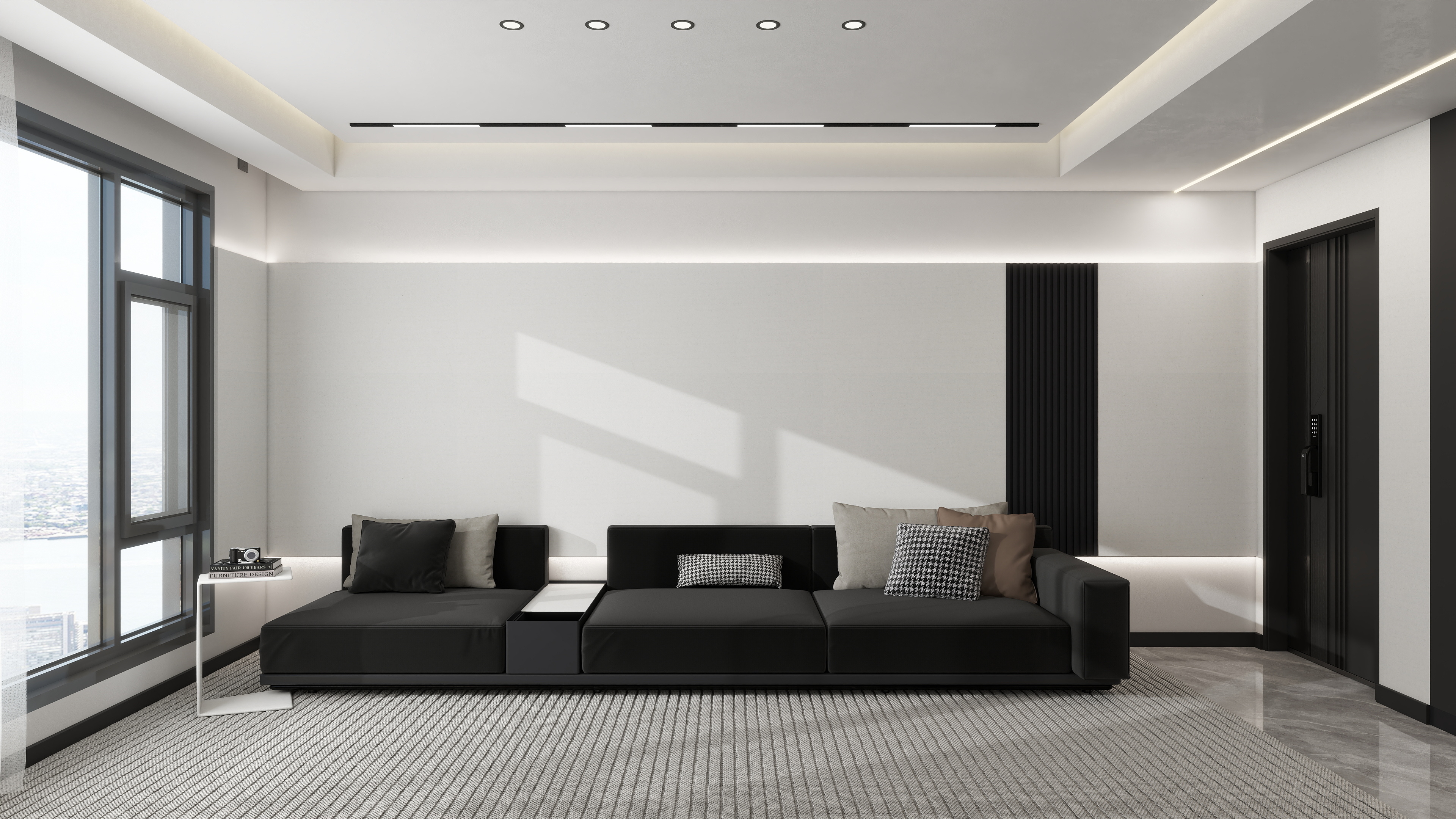 宿迁精品馆-黑白灰装修，低调奢华-装修设计方案