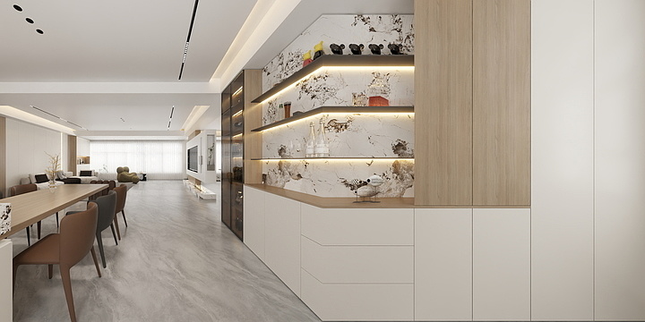 栋昇全案设计工作室-碧桂园大平层吴总--装修设计方案