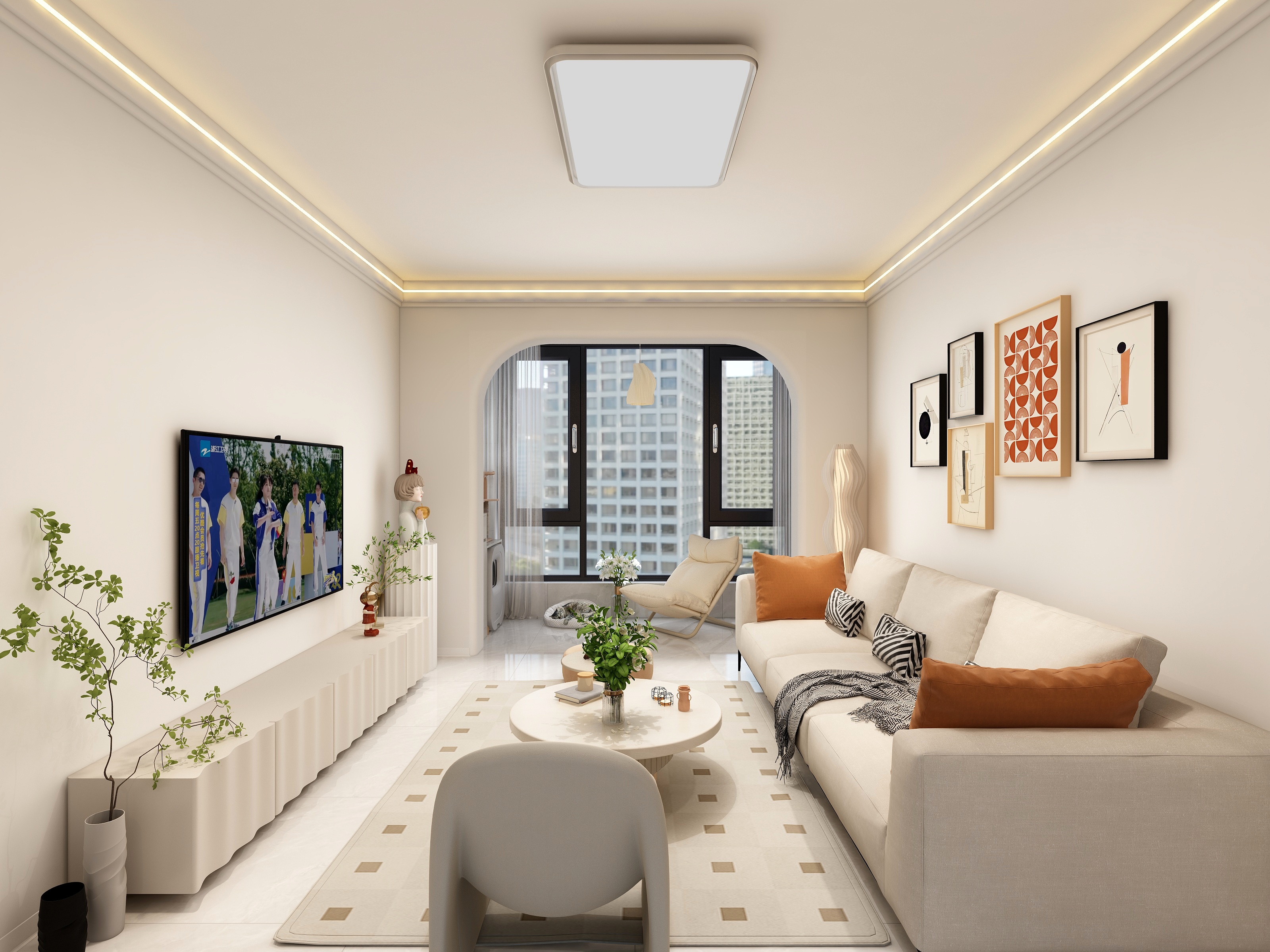 印象空间18093492724-福城观澜壹号72㎡2室-装修设计方案