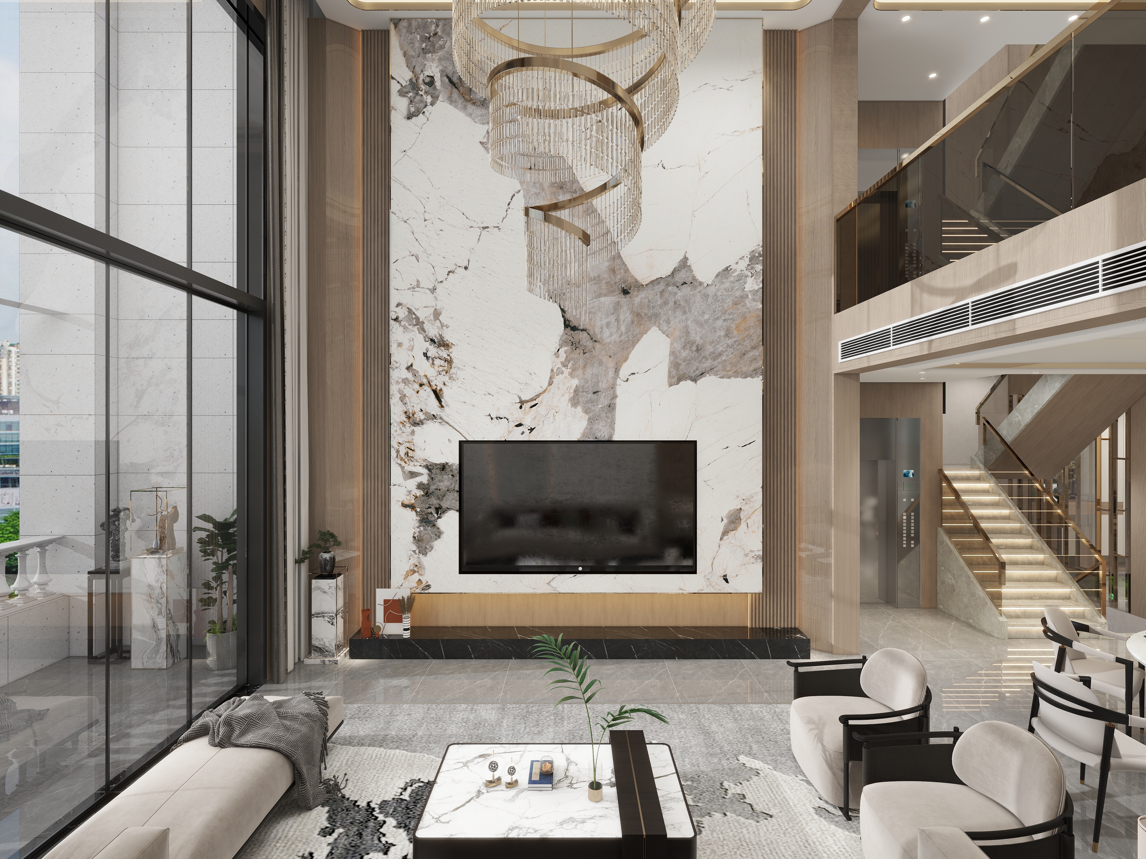 英德馨怡装饰-云星洲别墅全景5-15-装修设计方案