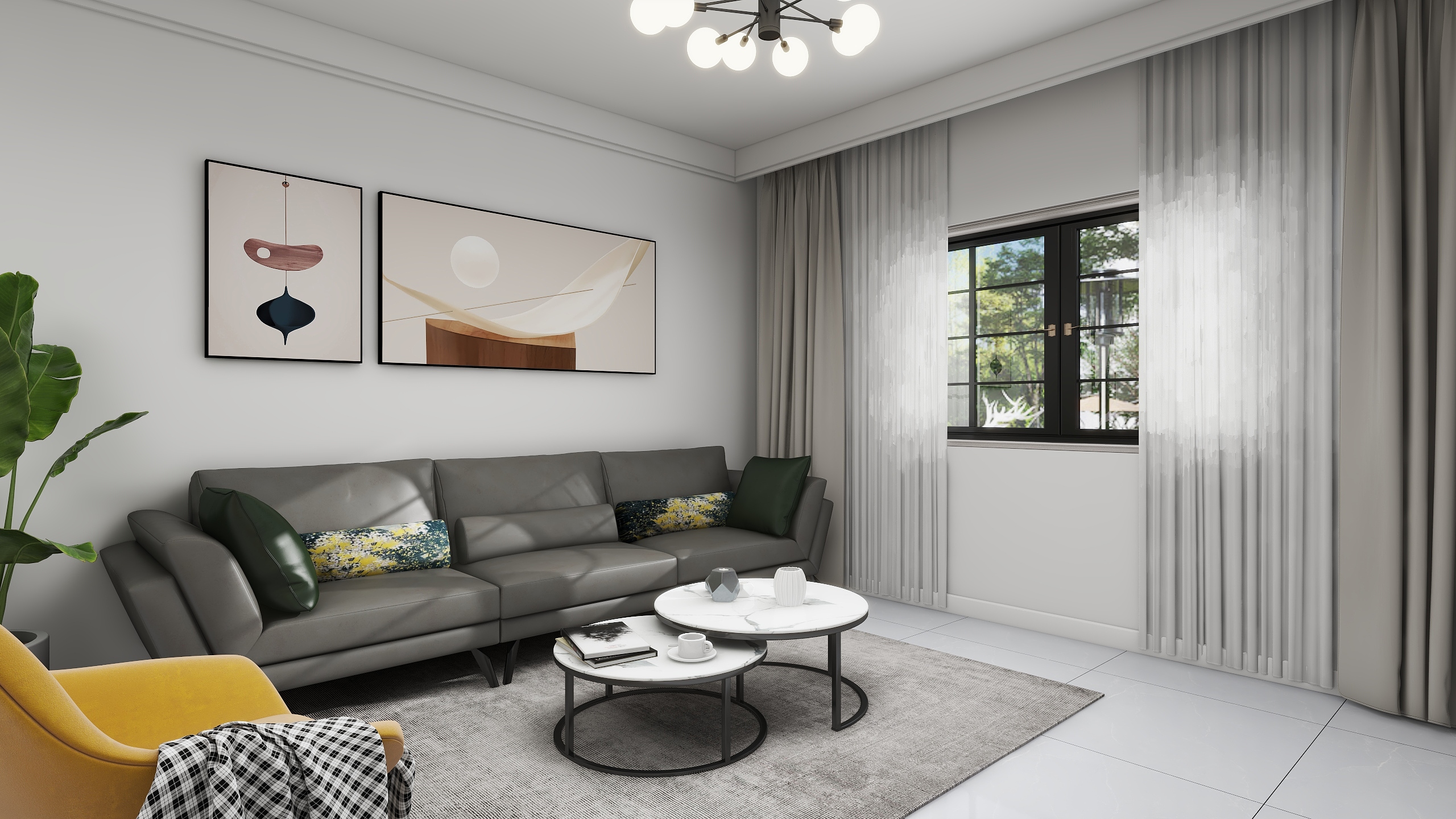 大奎装饰-北湖十六峯88㎡2室-装修设计方案