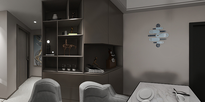 四川汉和装饰装修工程有限公司-溪山和鸣1-1-302-装修设计方案