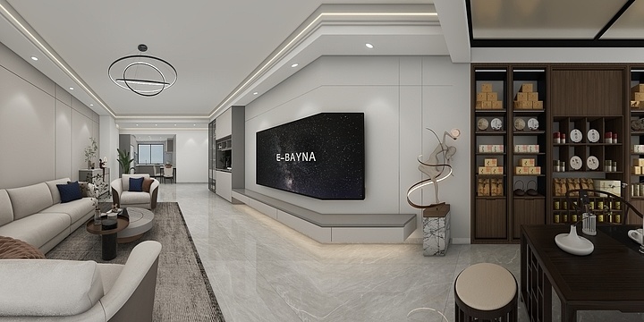 设计-李荣贵-宏运家园 5栋-黑白灰-装修设计方案