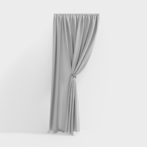 Modern single curtain