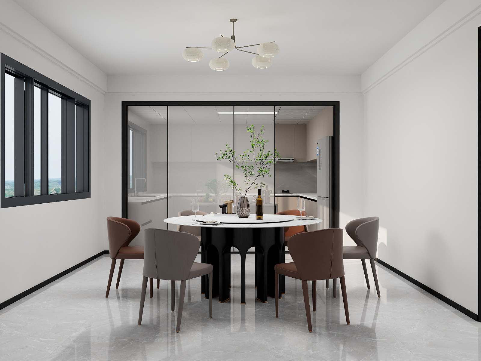 壹维空间设计-289m²现代简约风格设计装修效果图