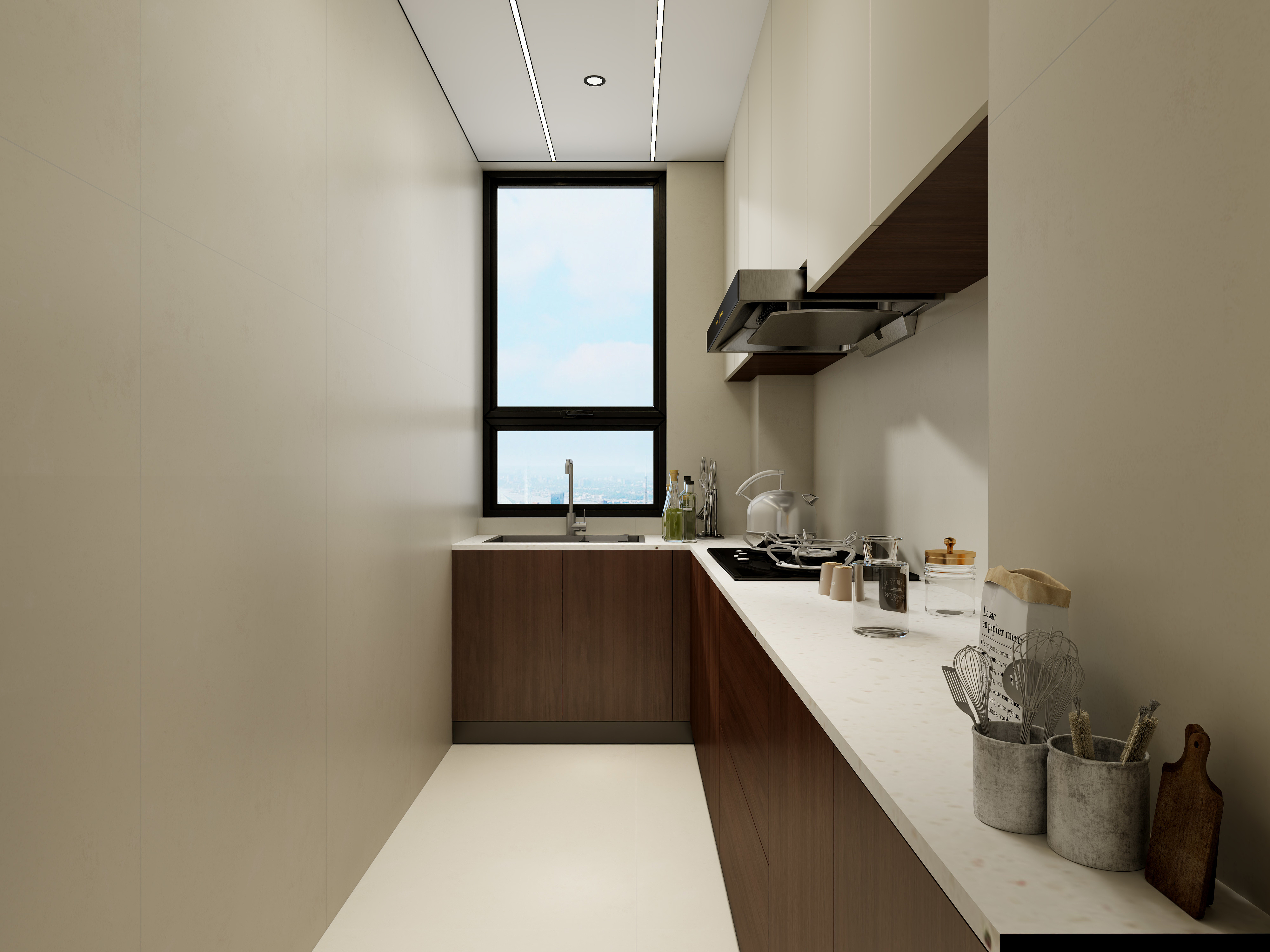 画巢设计工作室-中古三室装修效果图