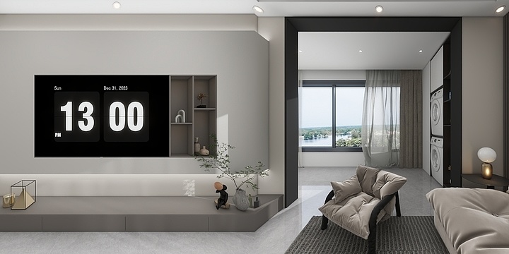 玖伍装饰工程有限公司-政商书香华府17号楼1602-装修设计方案