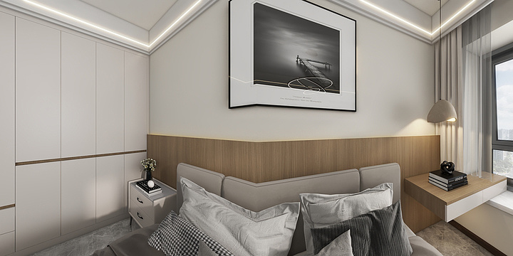 柏妮雅定制-隆清城2204户王哥120平餐边柜-装修设计方案