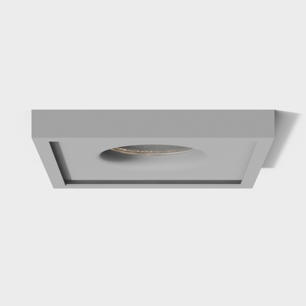 现代异形波浪吊顶3D模型
