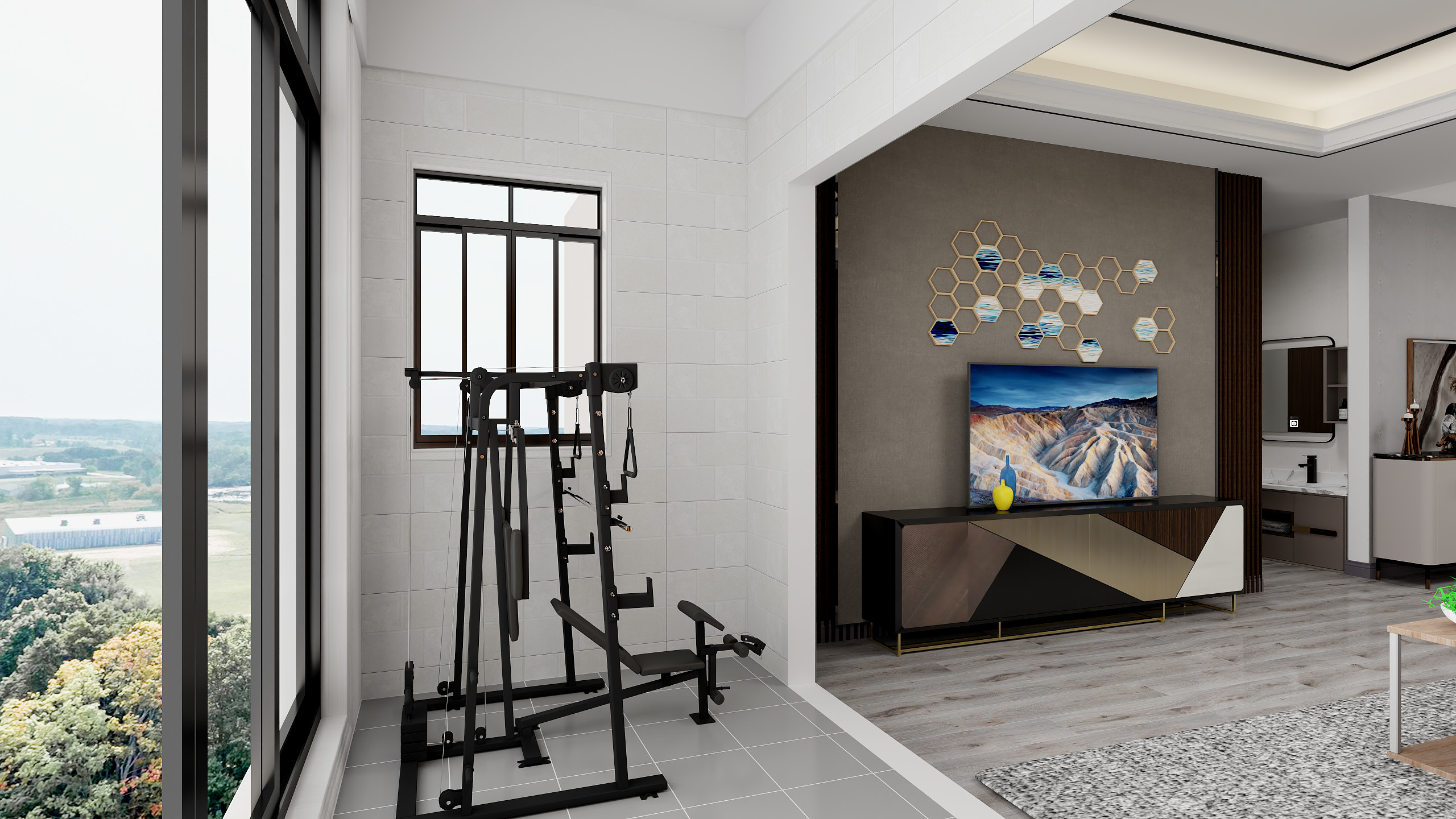 岑韶-104㎡3室-装修设计方案