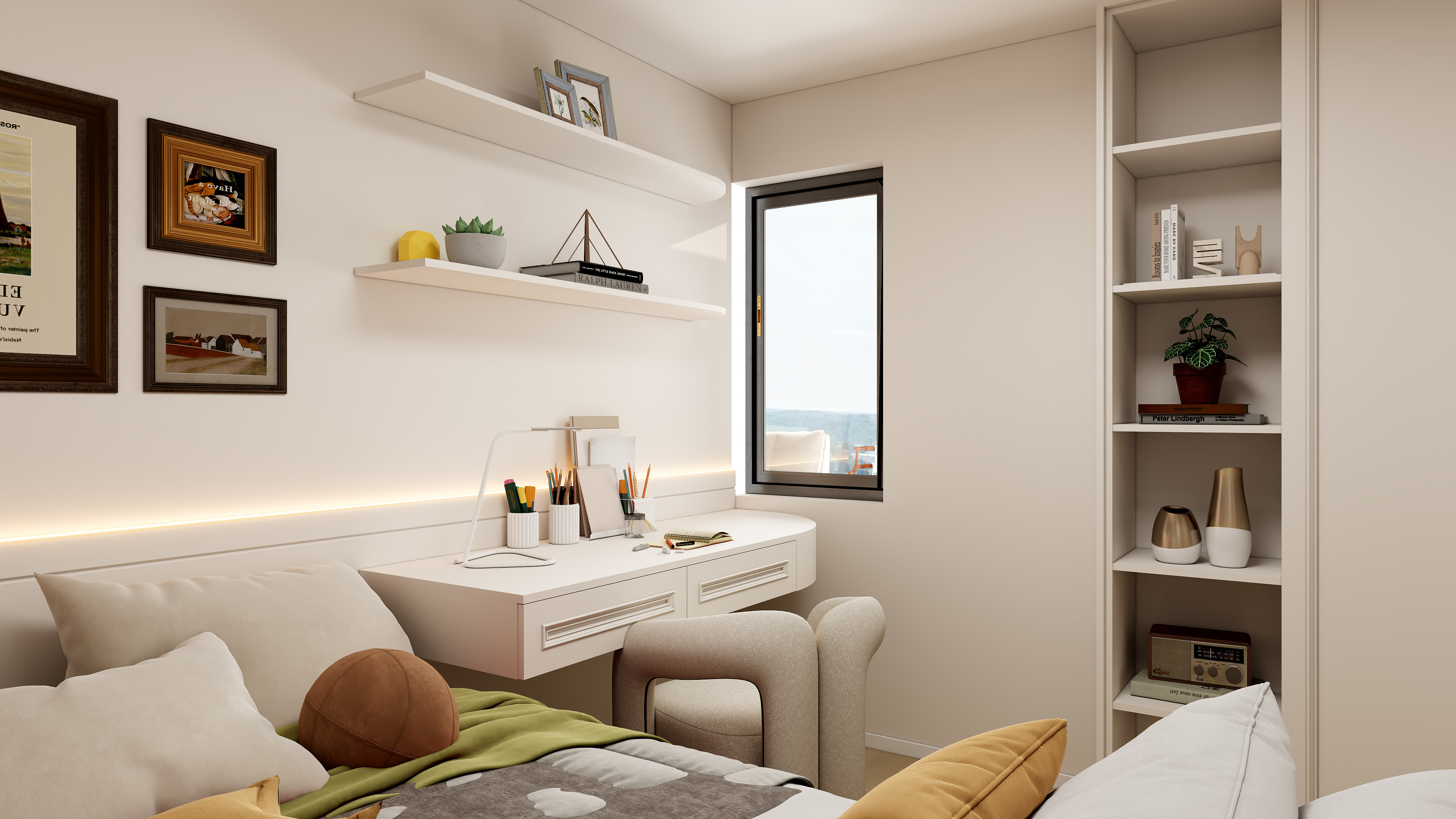 云熙设计.公爵-诚基中心60㎡2室装修效果图