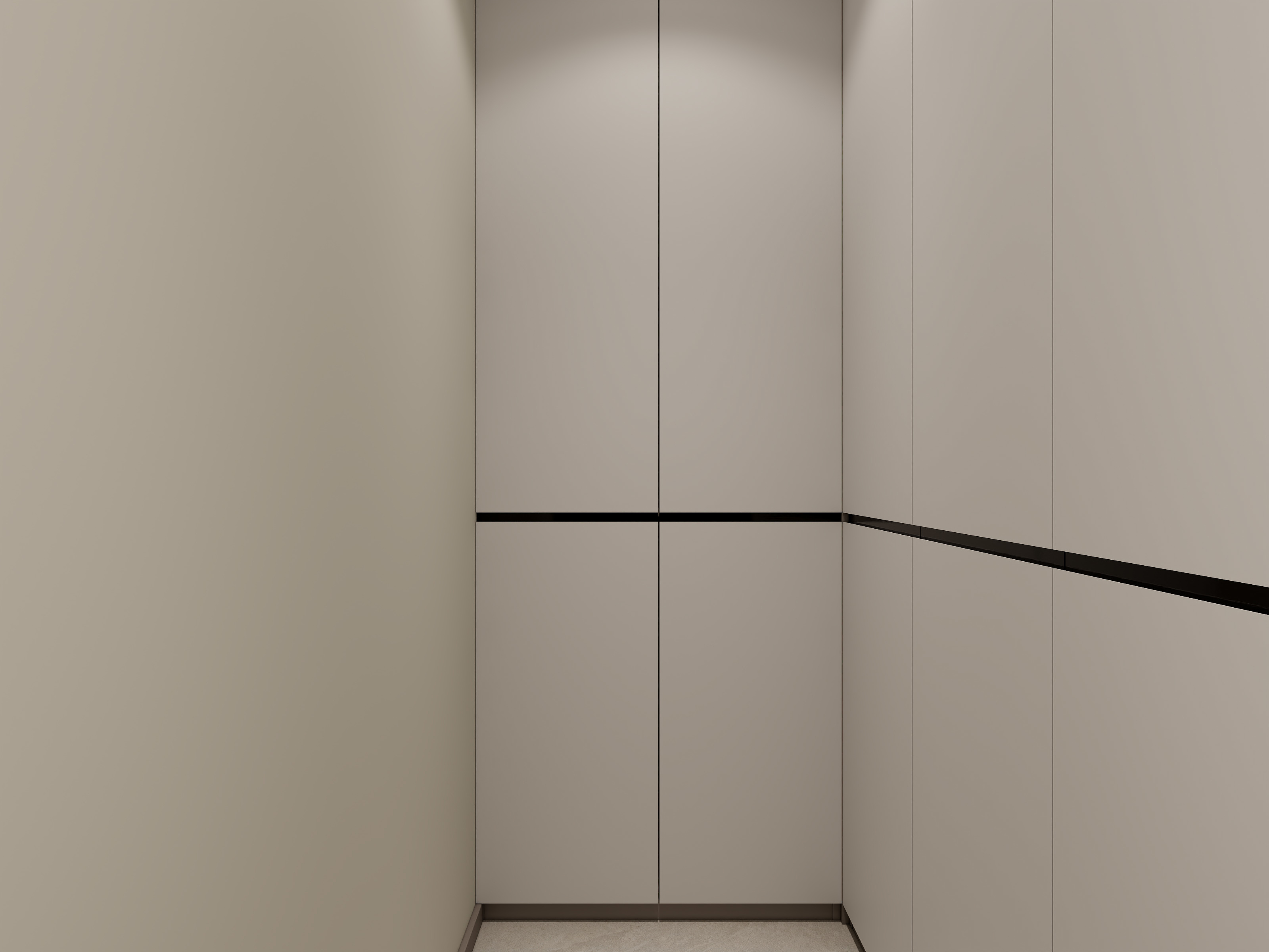 郭涛-140㎡复式结构现代简约风装修效果图