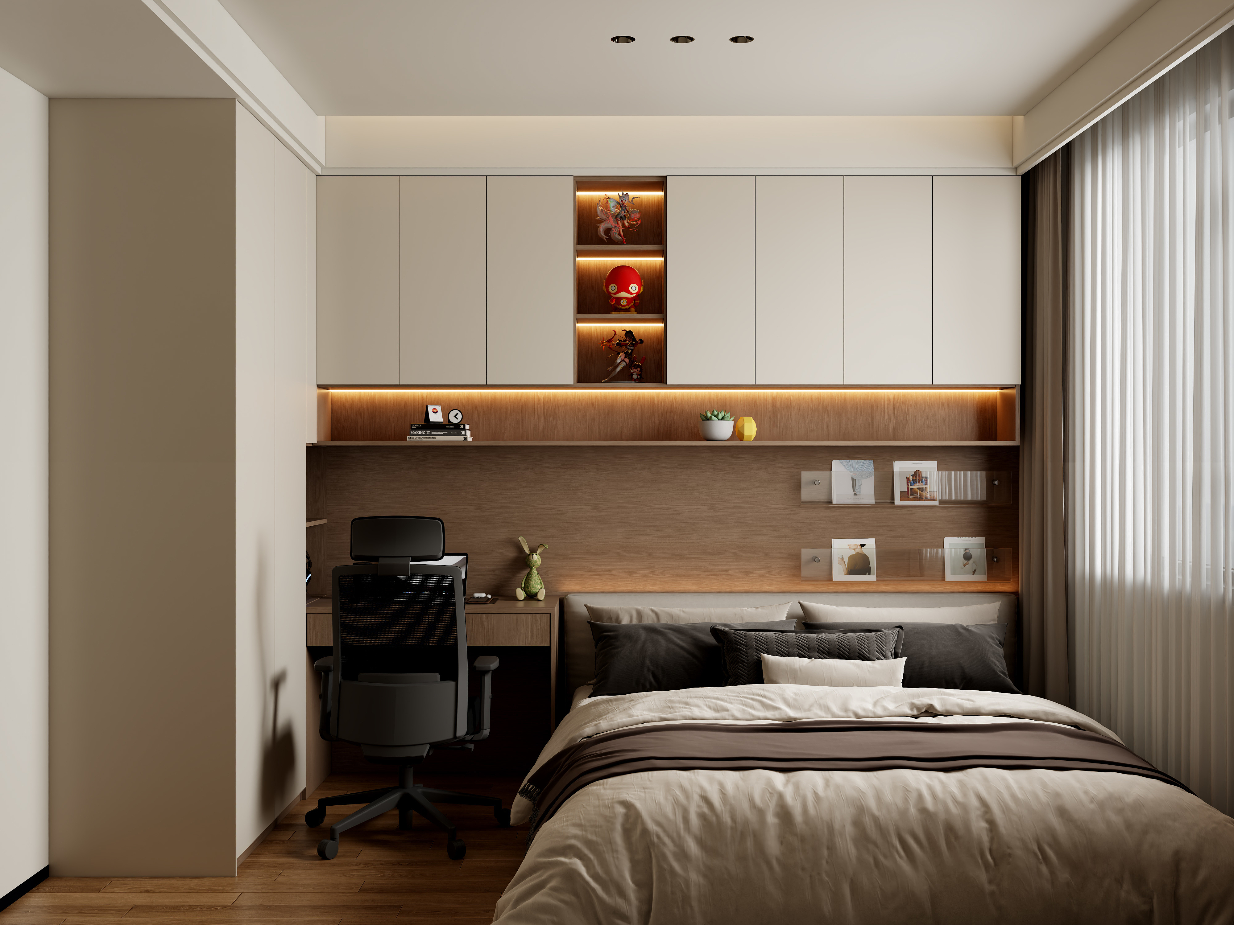 2024NEW-金湖湾136平意式轻奢装修效果图