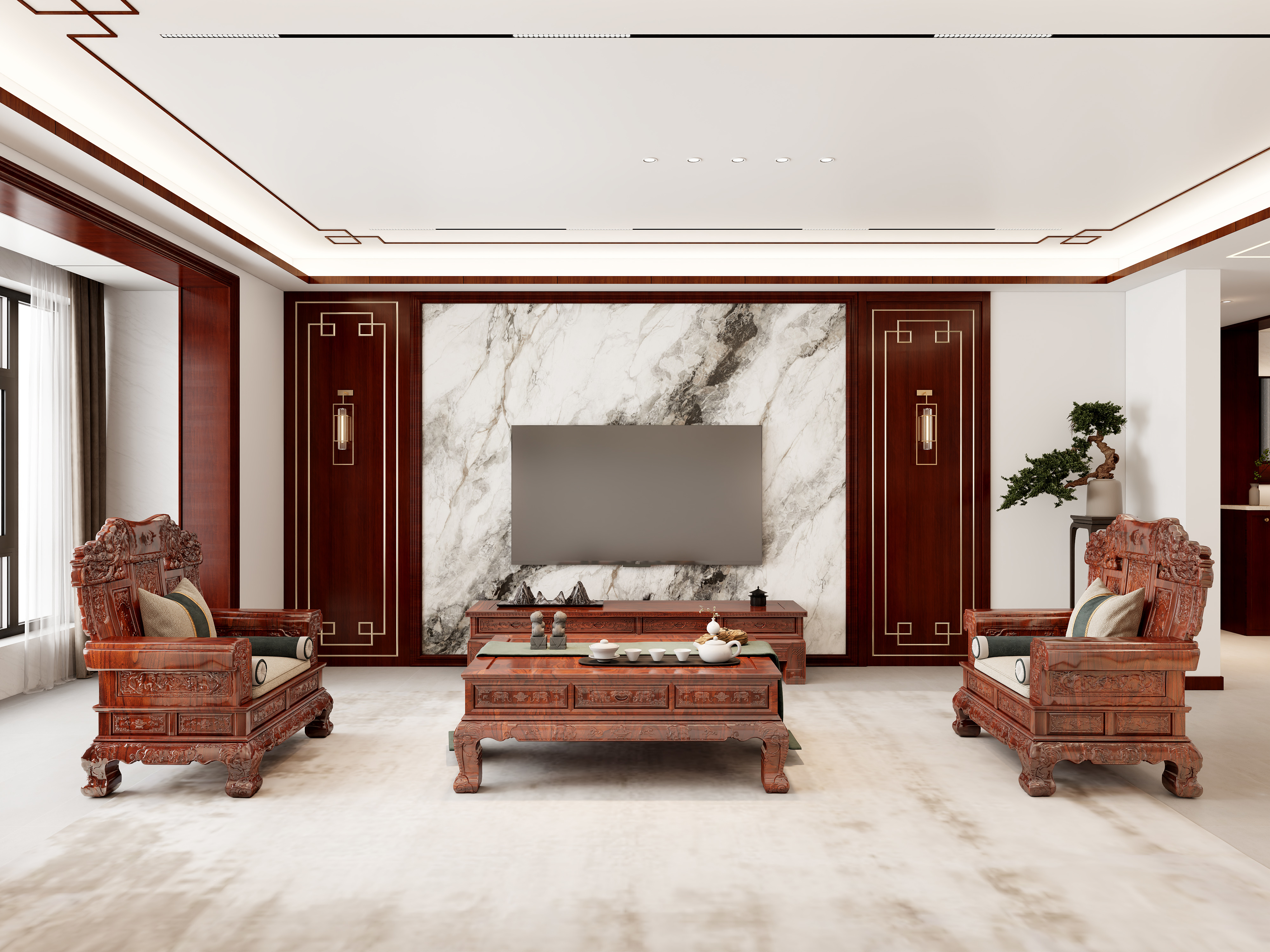 JHDESIGN1-新中式131㎡-装修设计方案