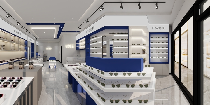 有李就好-重庆渝北金科眼镜店-装修设计方案