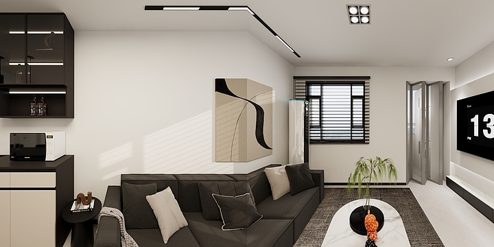 莫婉霖-黑白极简-装修设计方案