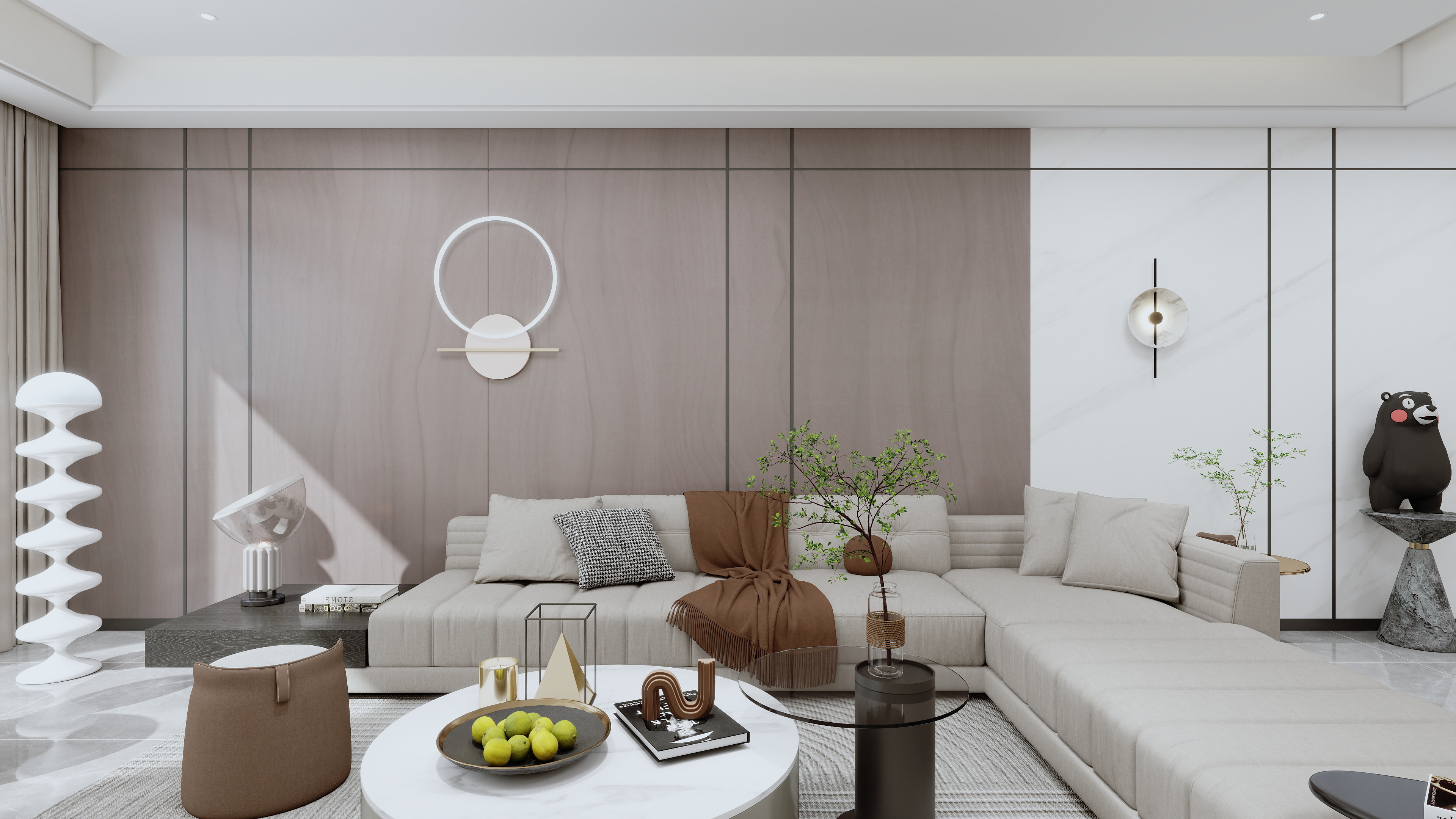 云上未央Liu一Design-怀化恒大帝景137㎡3室装修效果图