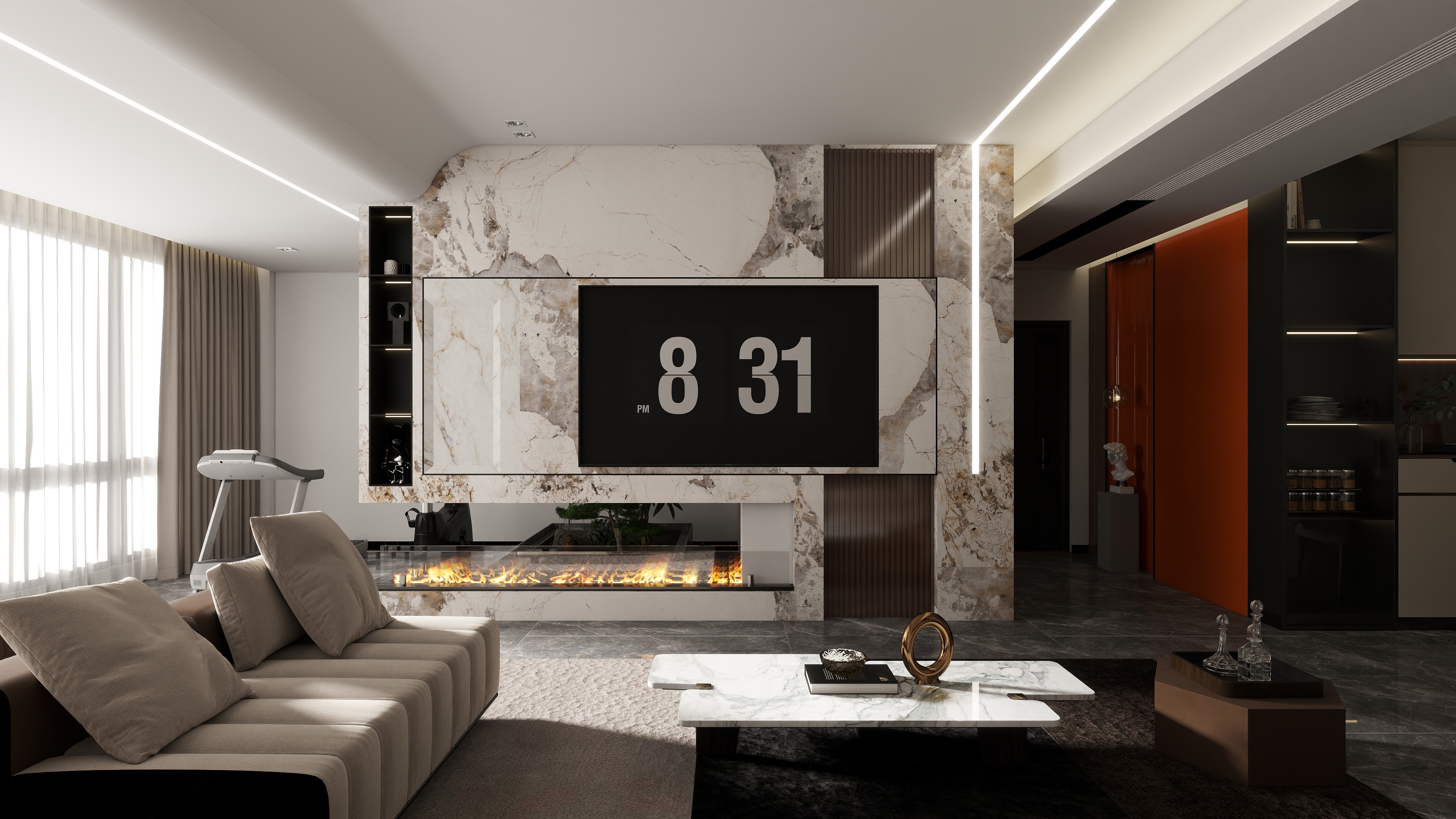 史前熊猫狗-意式风练手-装修设计方案