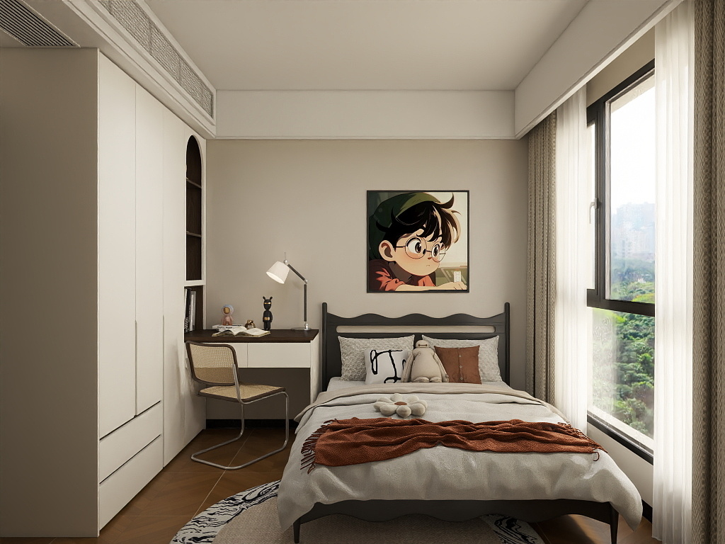 Briao-82㎡2室装修效果图