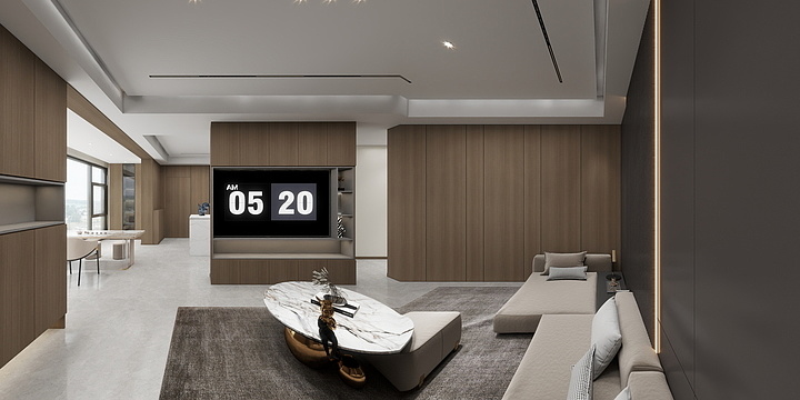 魔方装饰设计师杨敏-江南府2-2201-装修设计方案