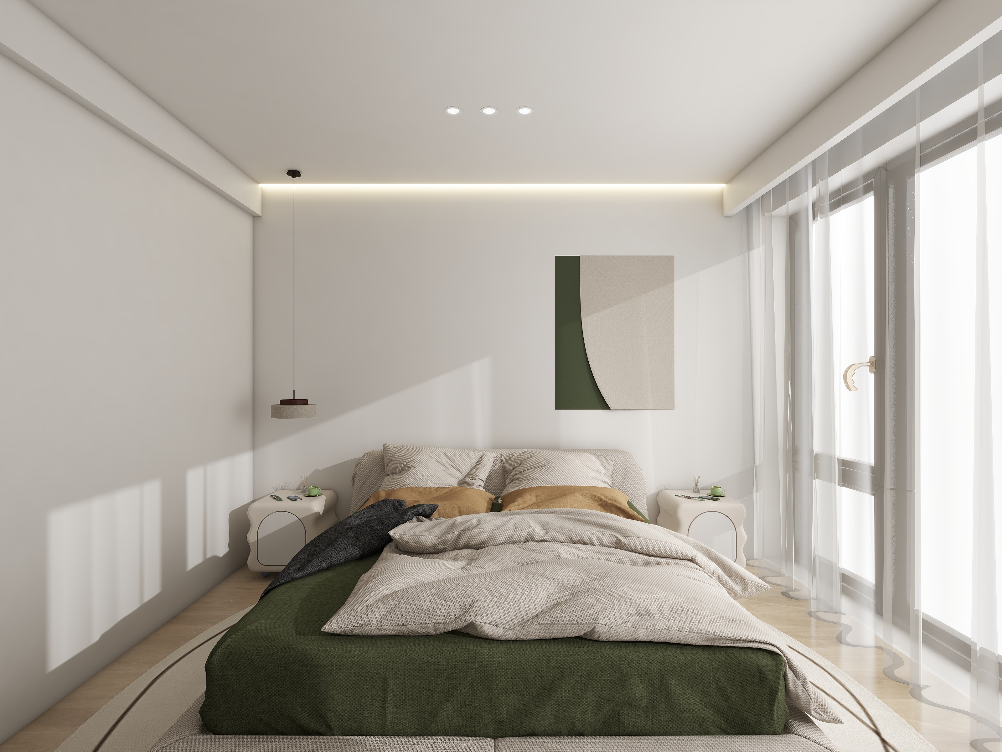 Jerry-空间设计-loft极简风装修效果图