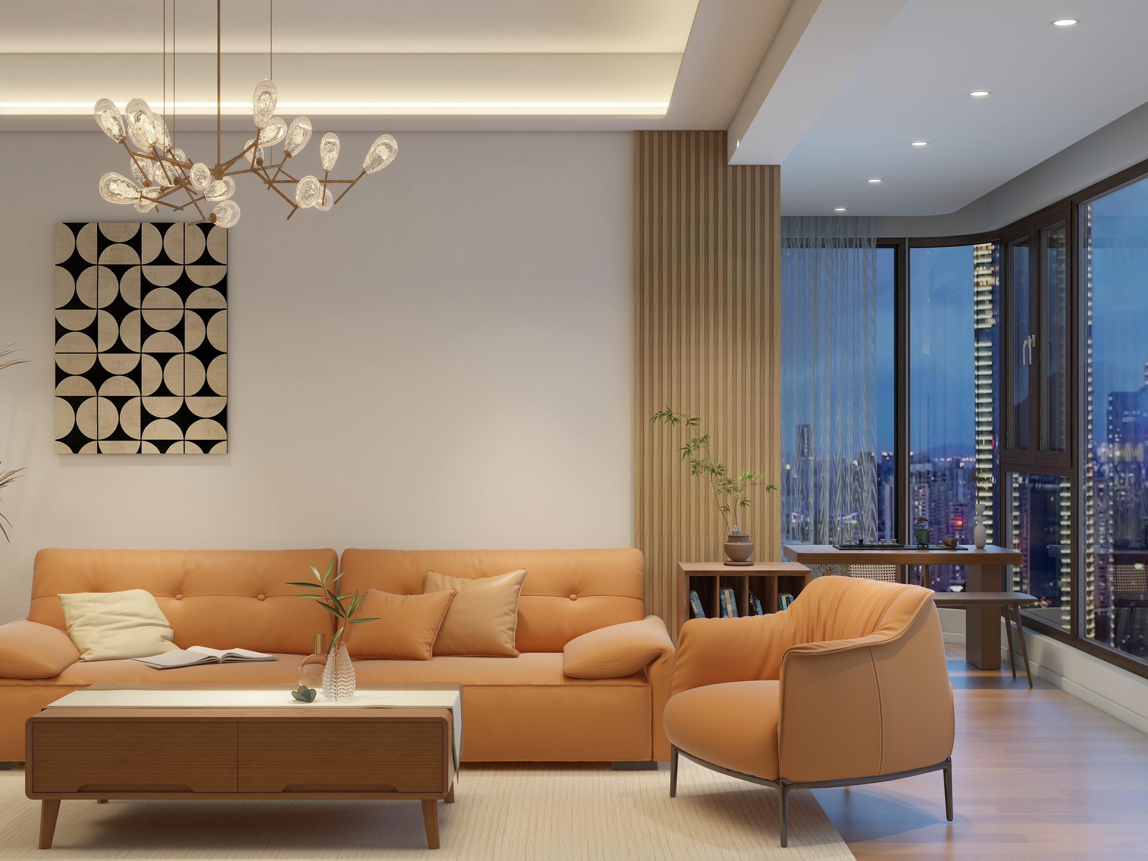 云几空间-云几空间 ｜ 天湖岸都市原木雅宅-装修设计方案