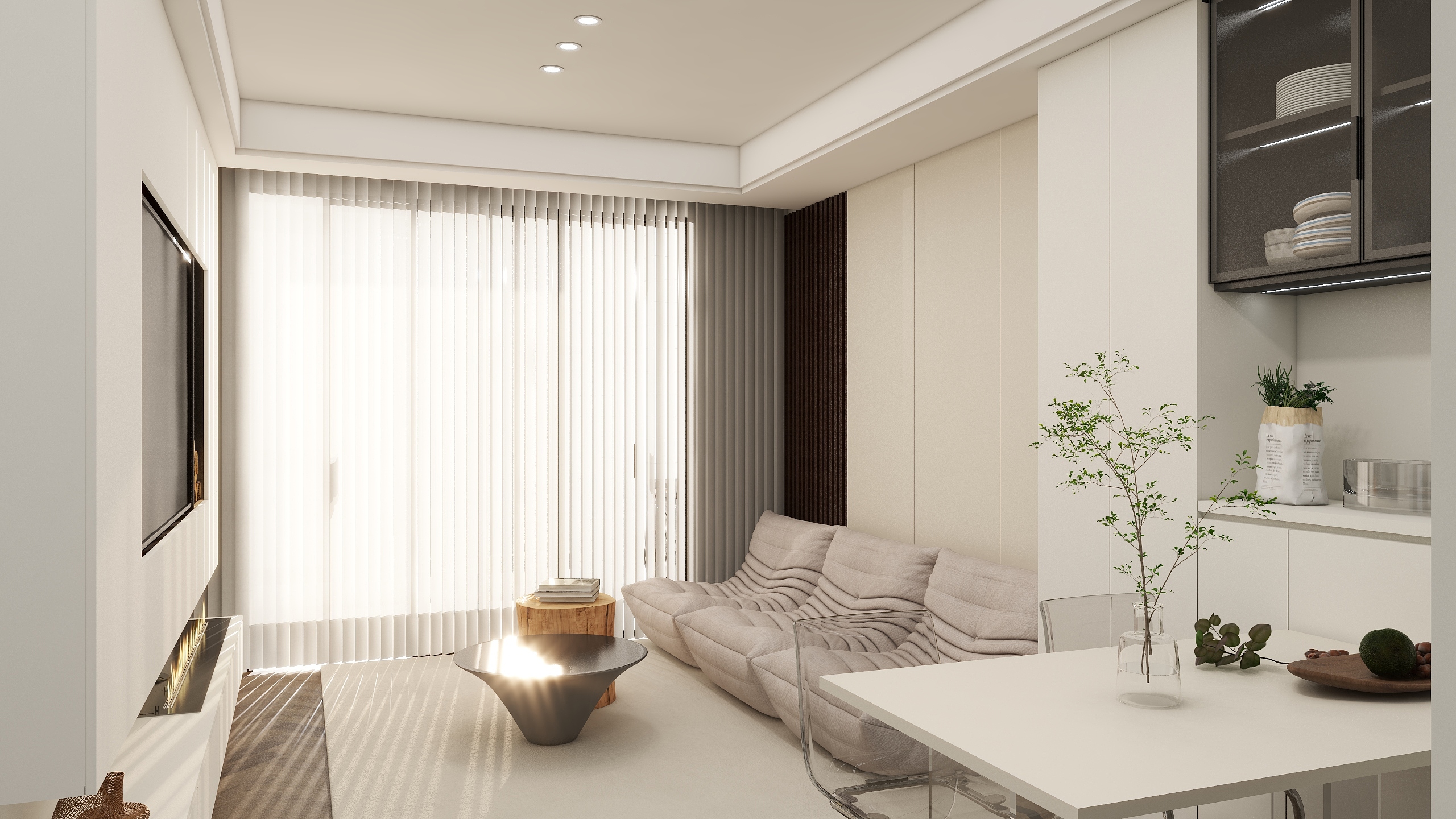 不当设计总监不改名-海德公园83㎡2室-装修设计方案