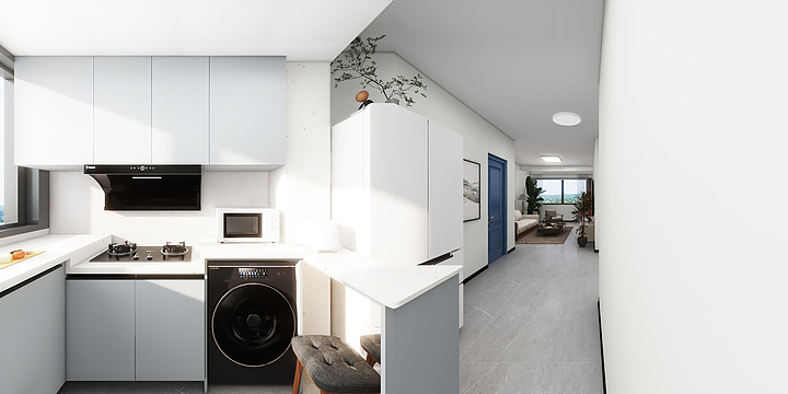 屋润百年-前湾小区96号楼1单元502-装修设计方案