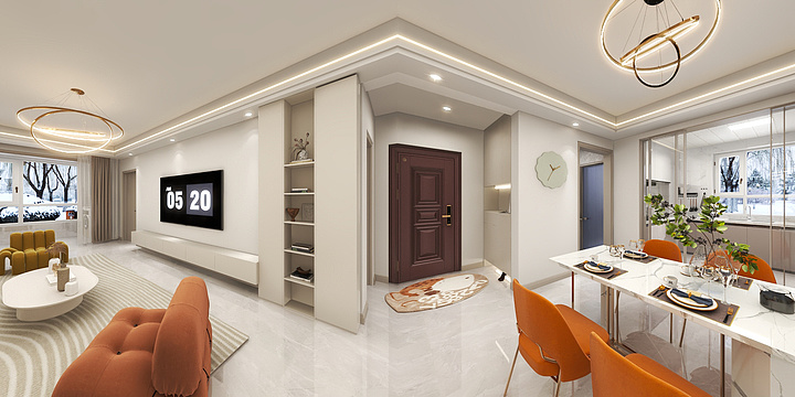 富丽家源装饰公司-星空16-2-201方案，-装修设计方案