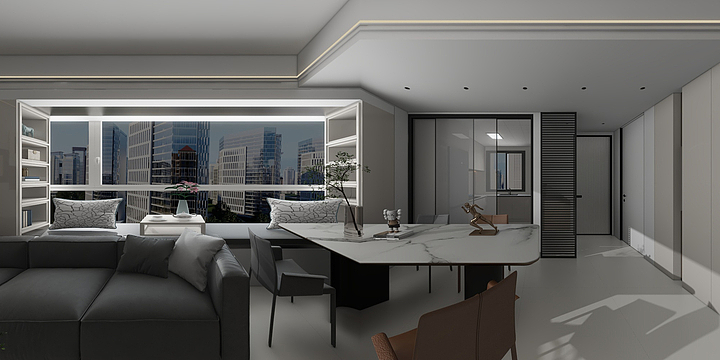 Ds2muRc7t-书香门第105㎡3室-装修设计方案