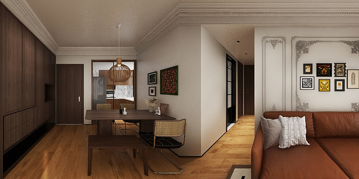 醒木设计-醒目空间设计天悦锦麟97户型-装修设计方案