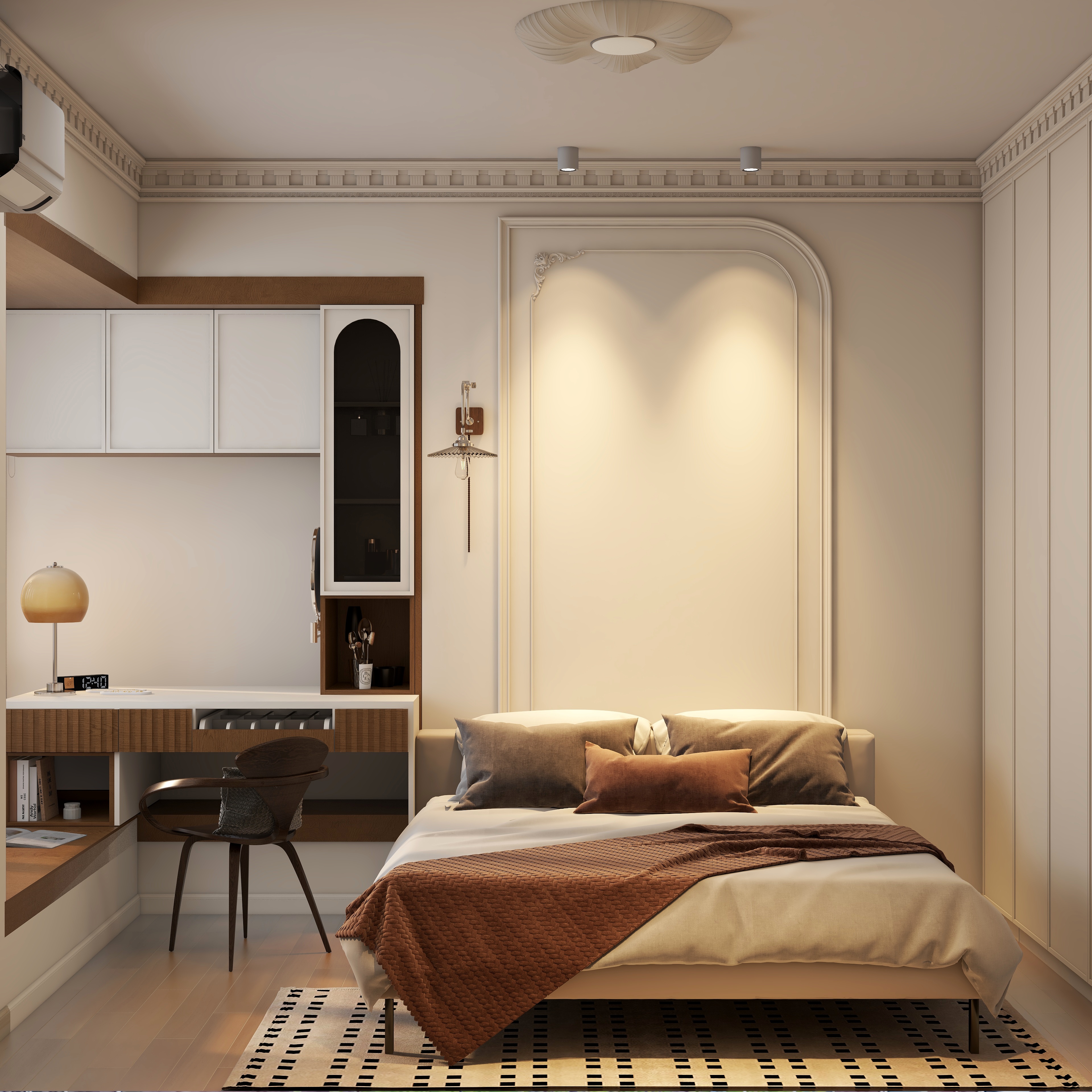 闪现的杰怡-70m²南洋中古风装修效果图