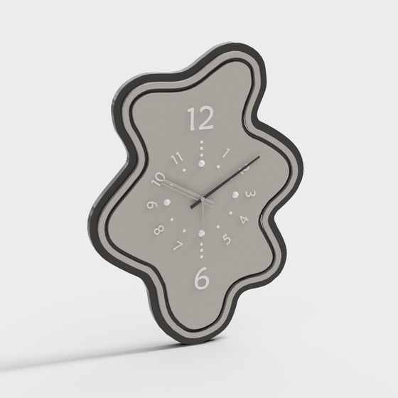 Modern cream style pendant clock